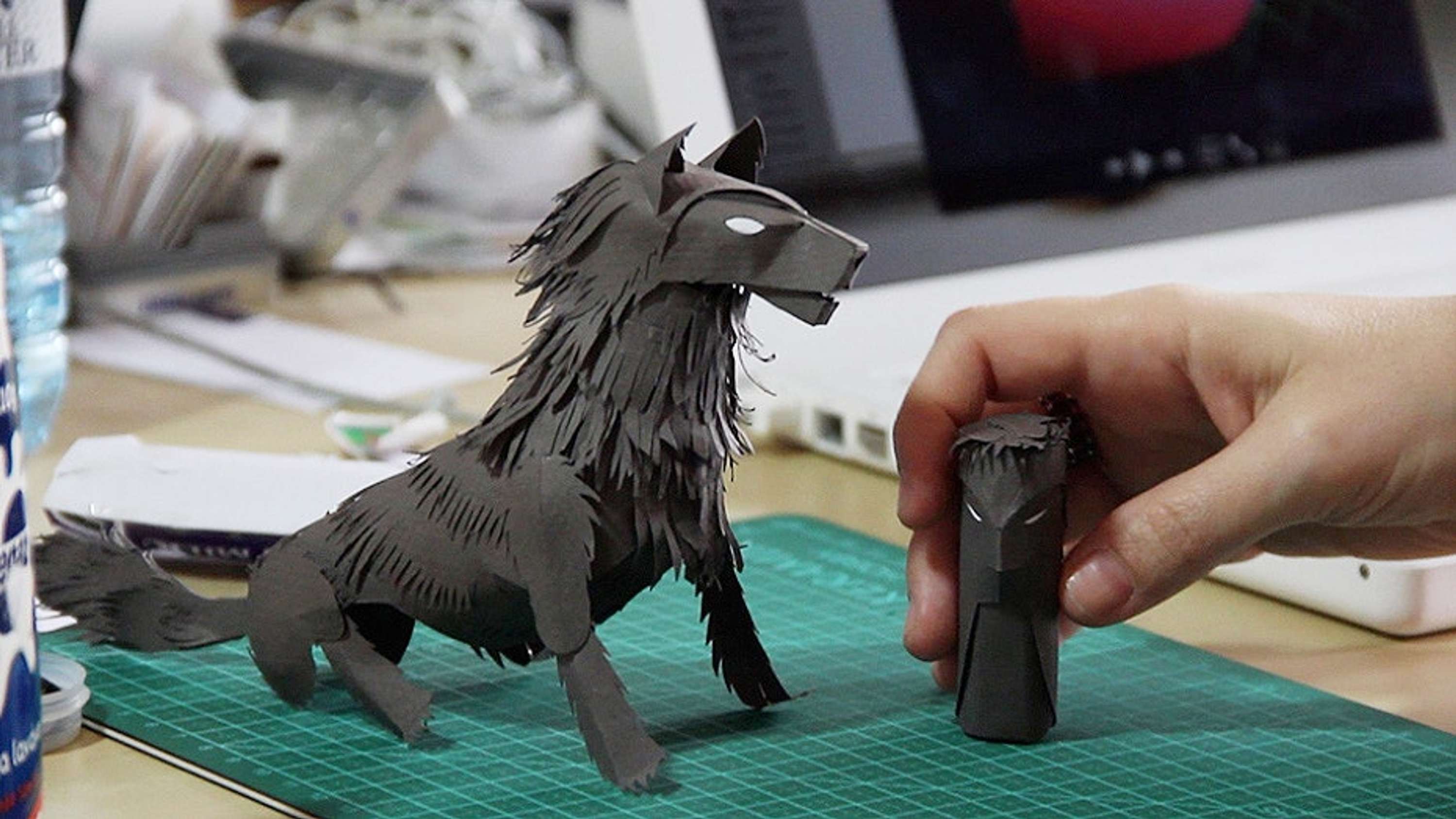 The wolf I used to be • stop-motion animation by Cintia Bertaccini