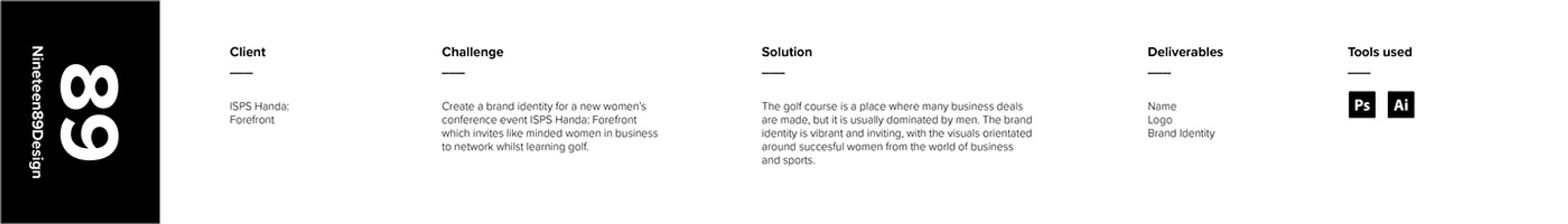 ISPS Handa : ForeFront by Ryan Gouge