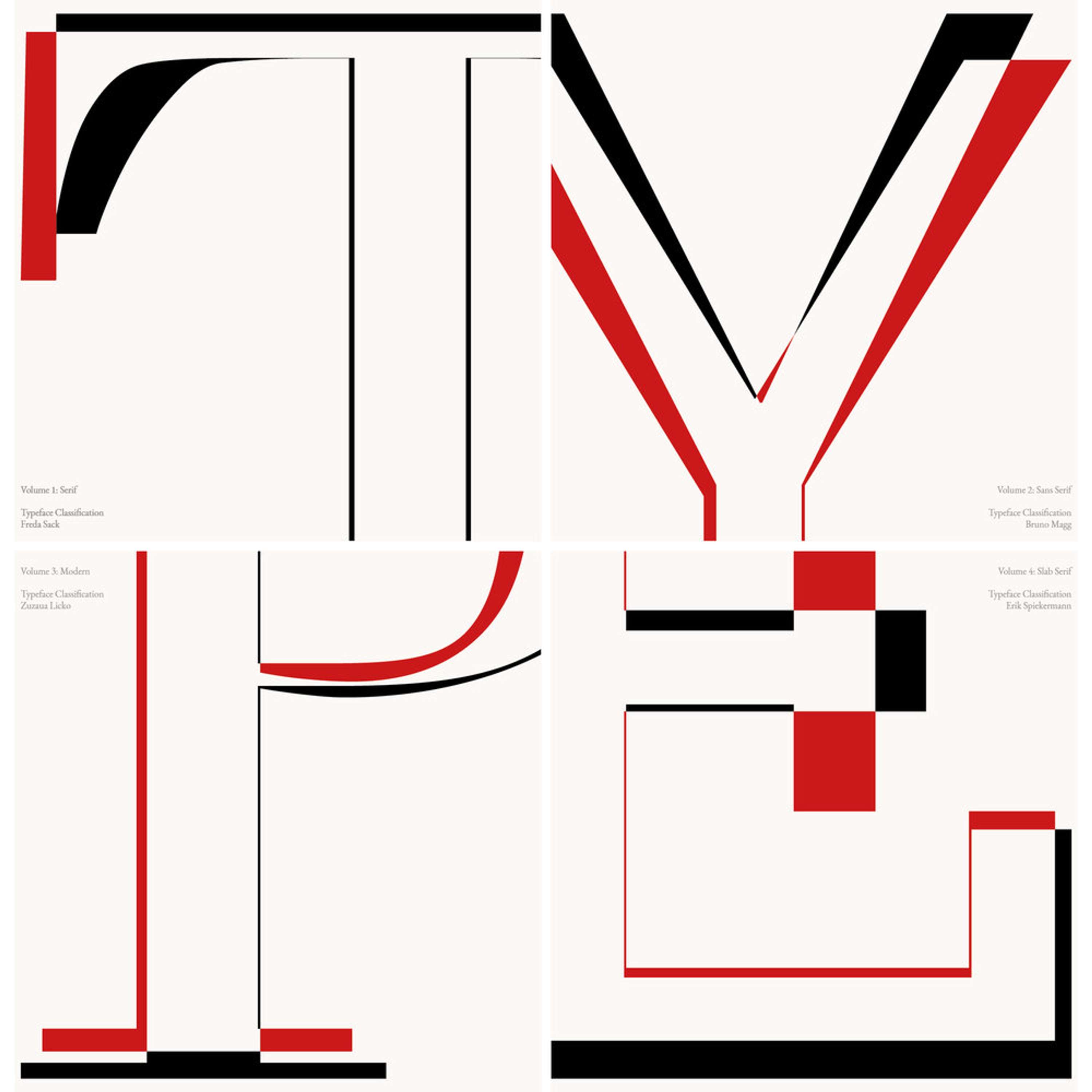 Typeface Classification Book Cover Design by Emilia Kalyvides