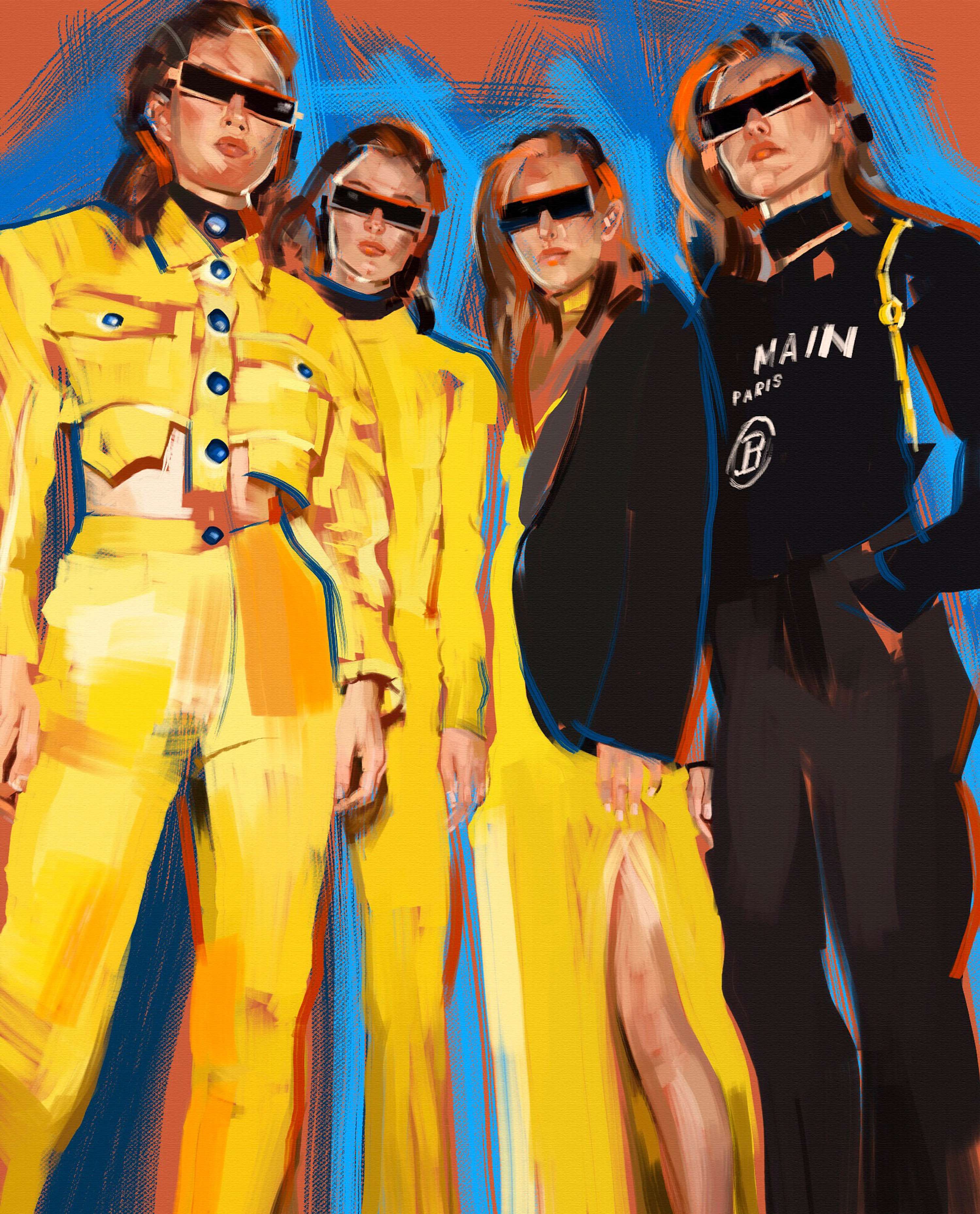 BALMAIN by NADIN ROSLAVTEVA