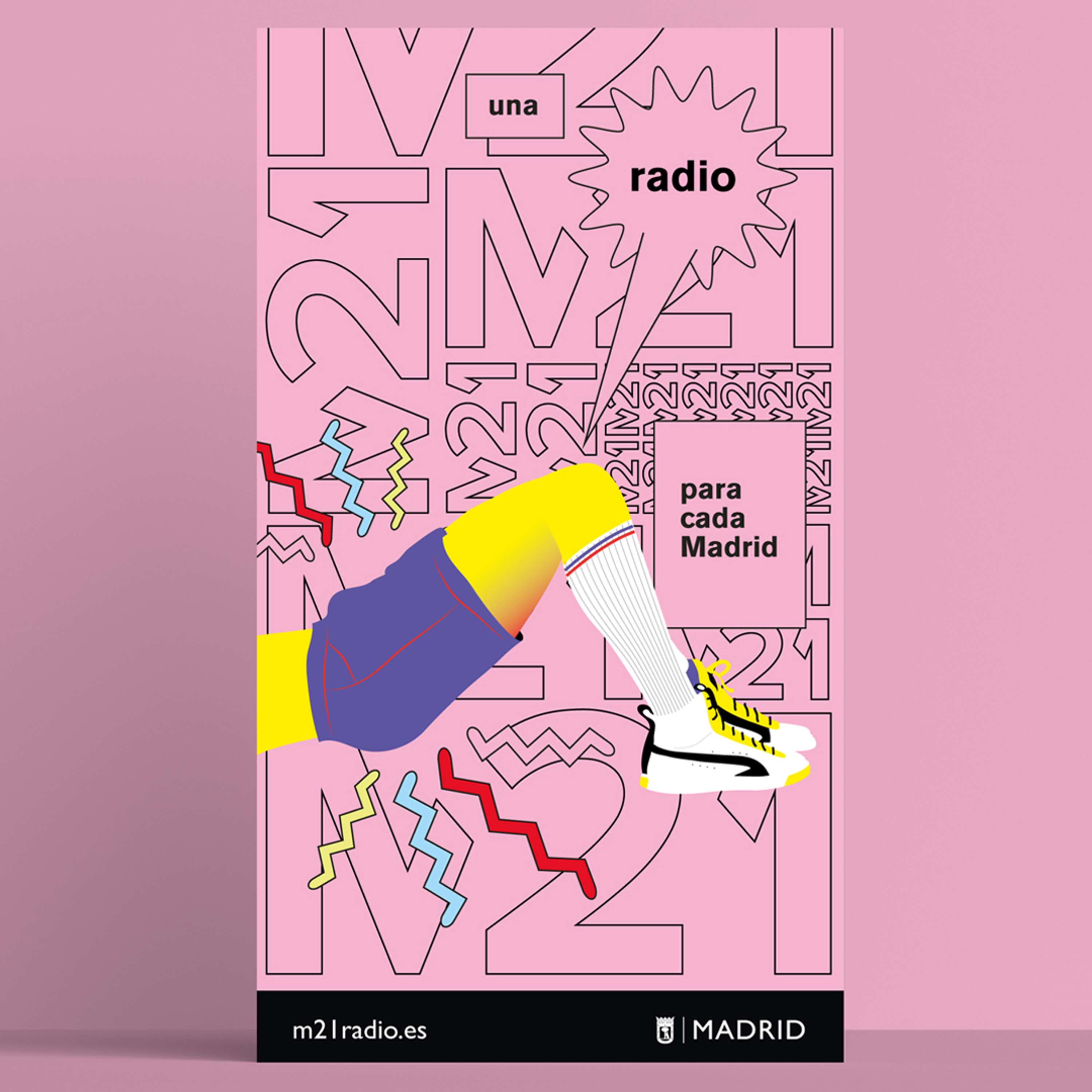 New visual universe for M21 Radio by apéritif