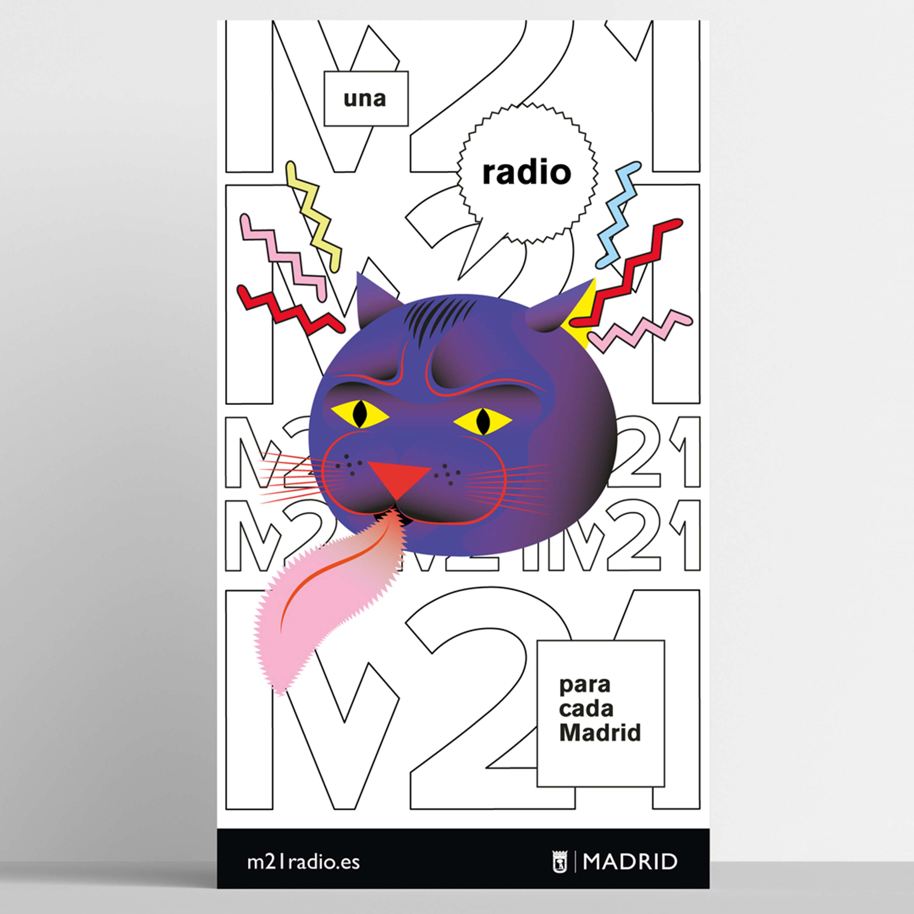 New visual universe for M21 Radio by apéritif
