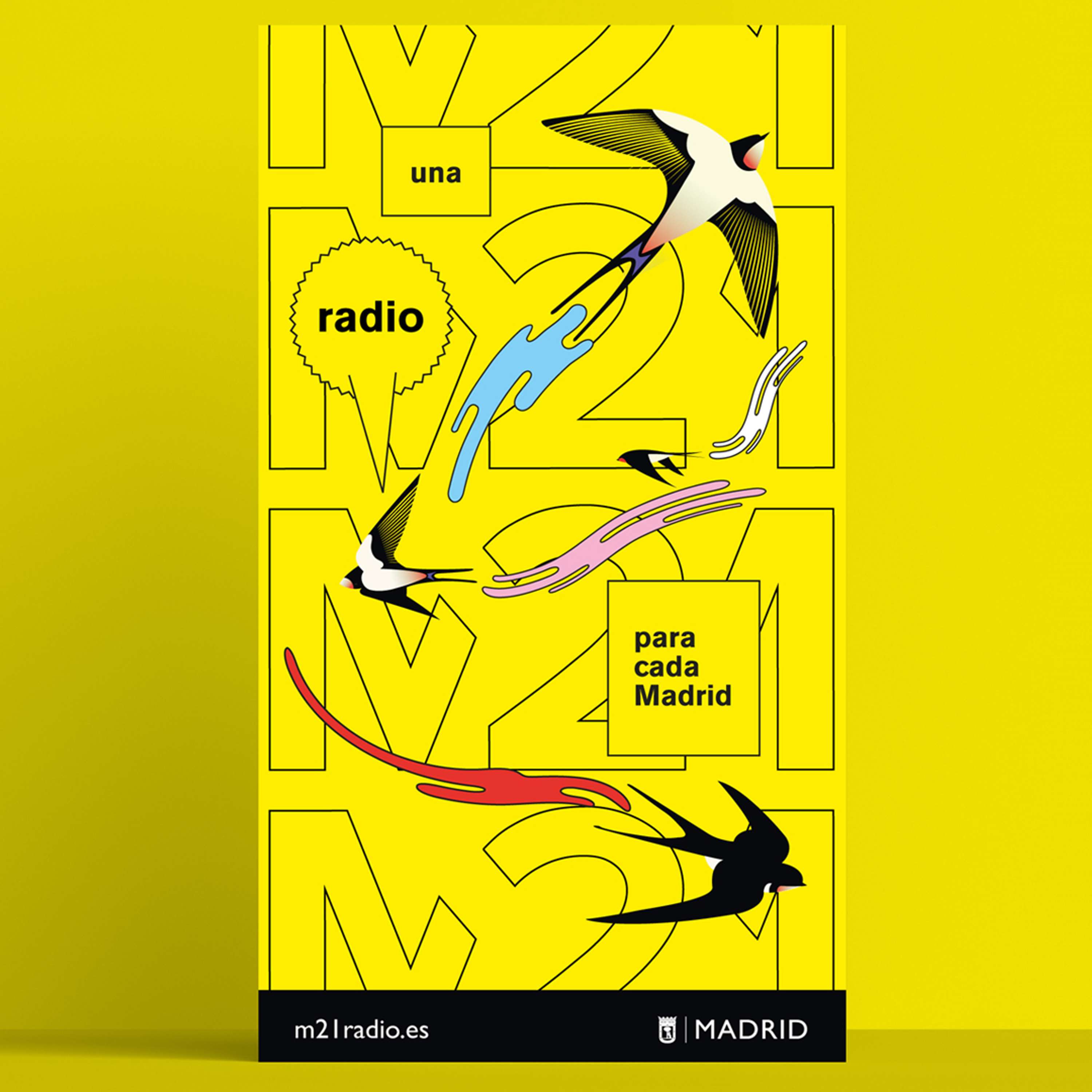 New visual universe for M21 Radio by apéritif