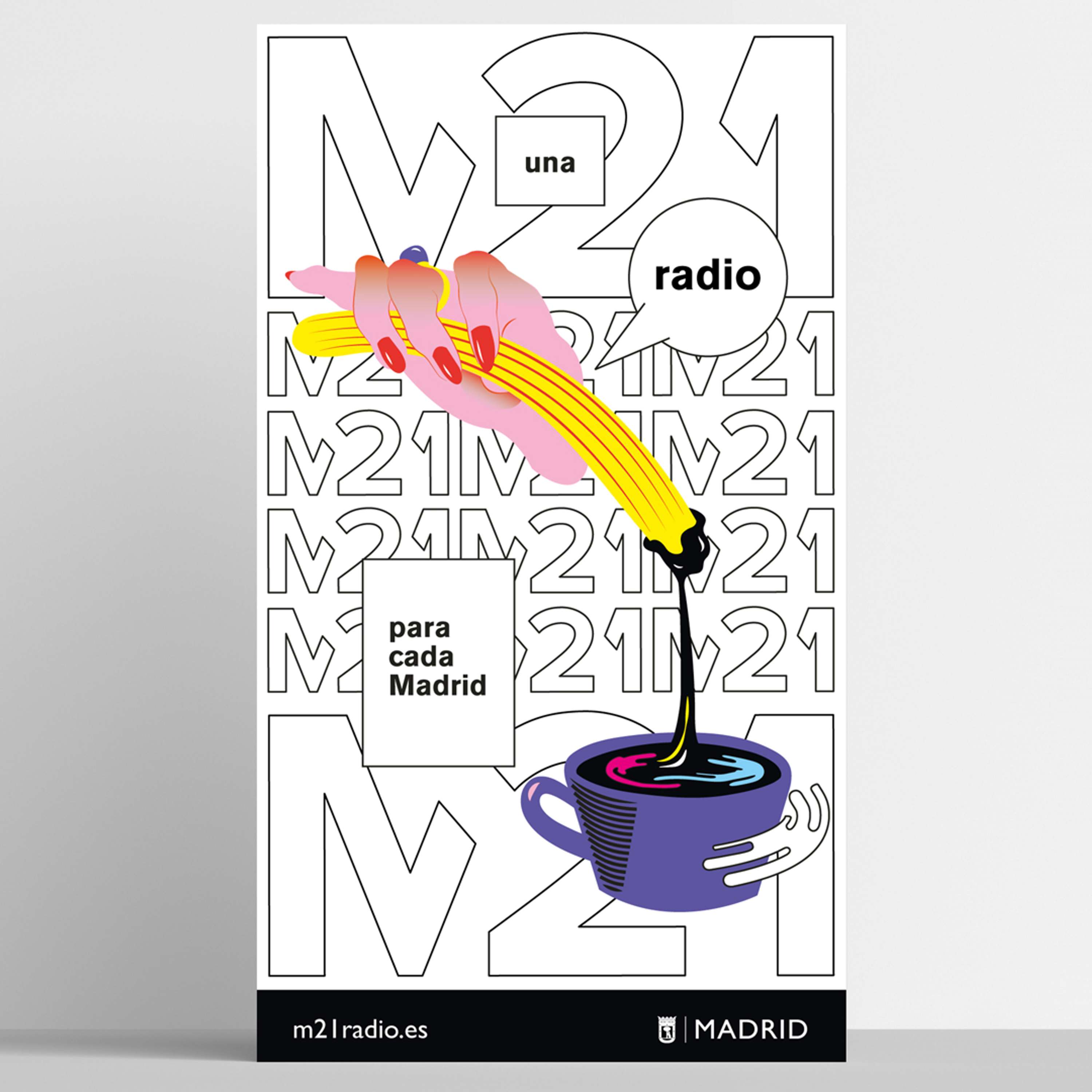 New visual universe for M21 Radio by apéritif
