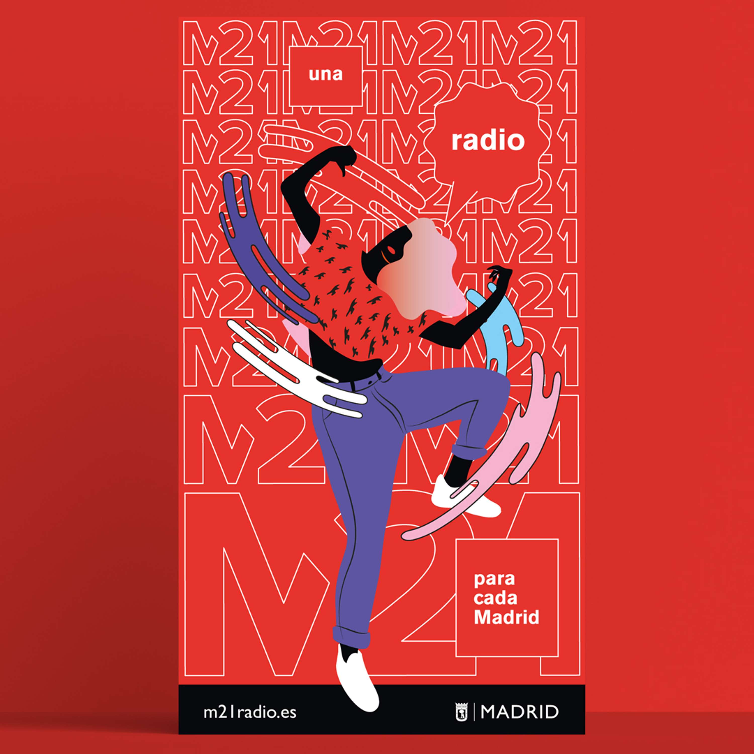 New visual universe for M21 Radio by apéritif