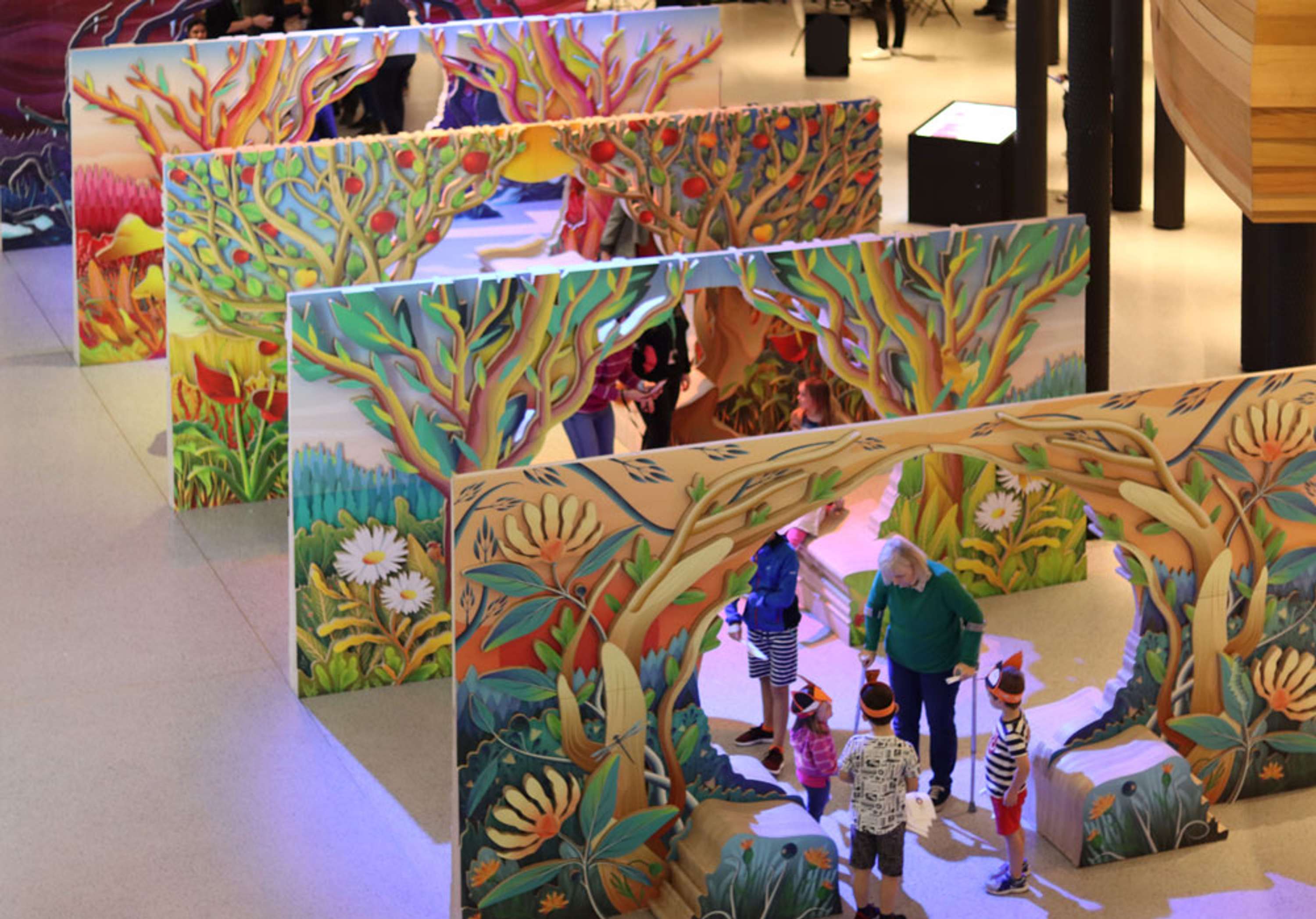 AR Installation for Welsh National Opera by Xavier Segers