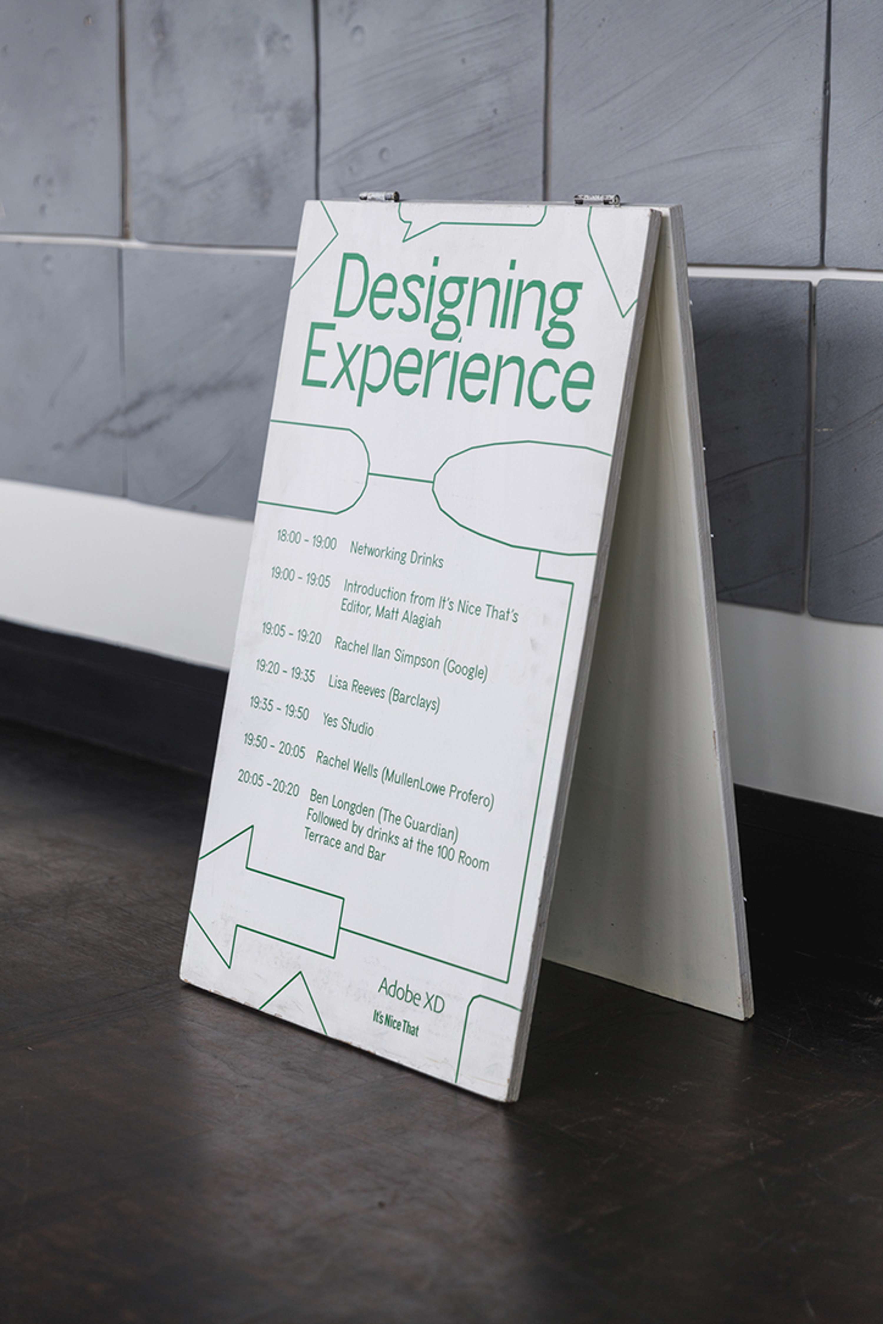 Designing Experience workshop & talks event by Josephine New