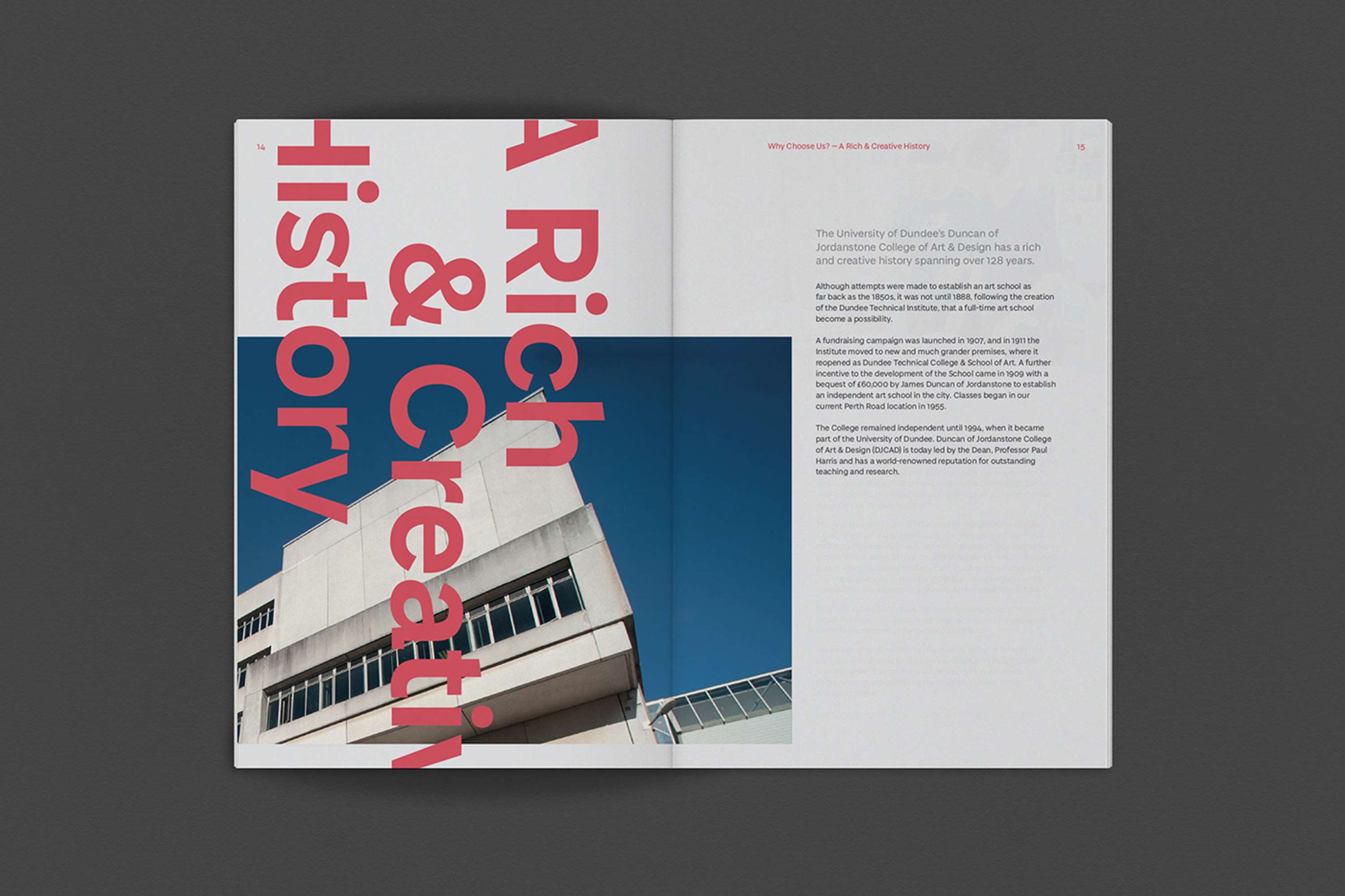 Duncan of Jordanstone College of Art and Design by Tangent Graphic