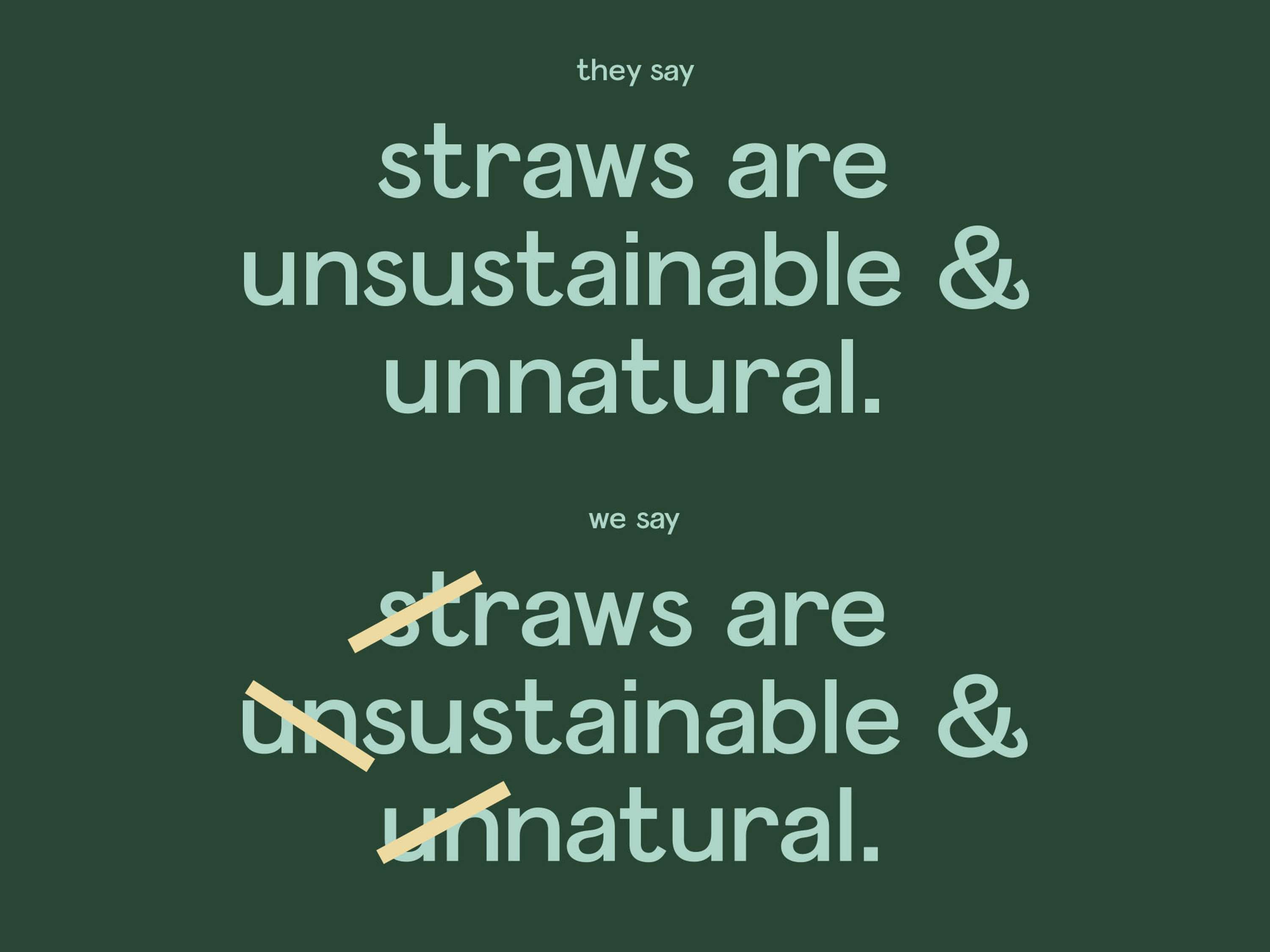 Raws — Straws that don't suck by Manifest