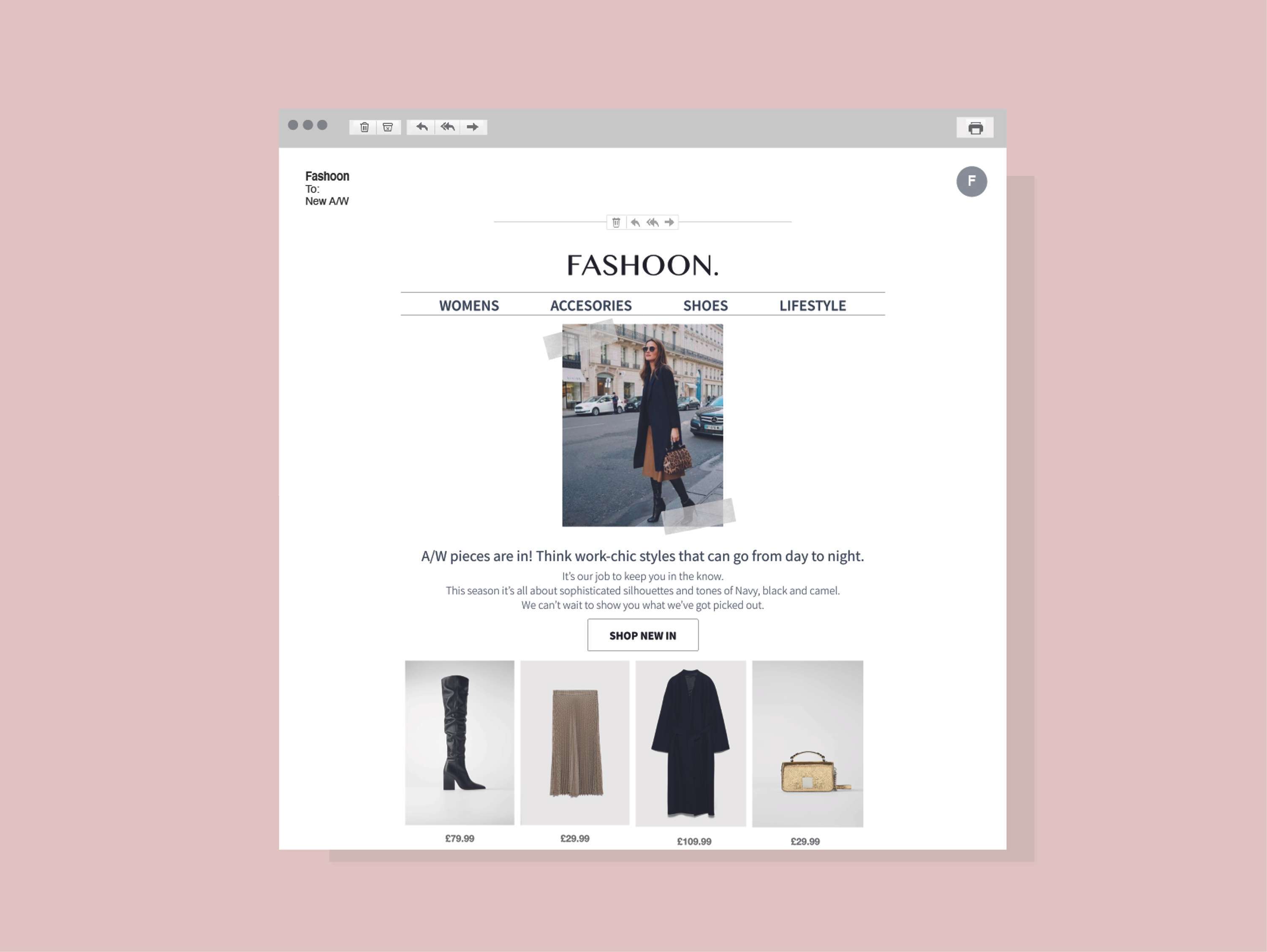 E-commerce Email Design by Radeyah Abbas Saud
