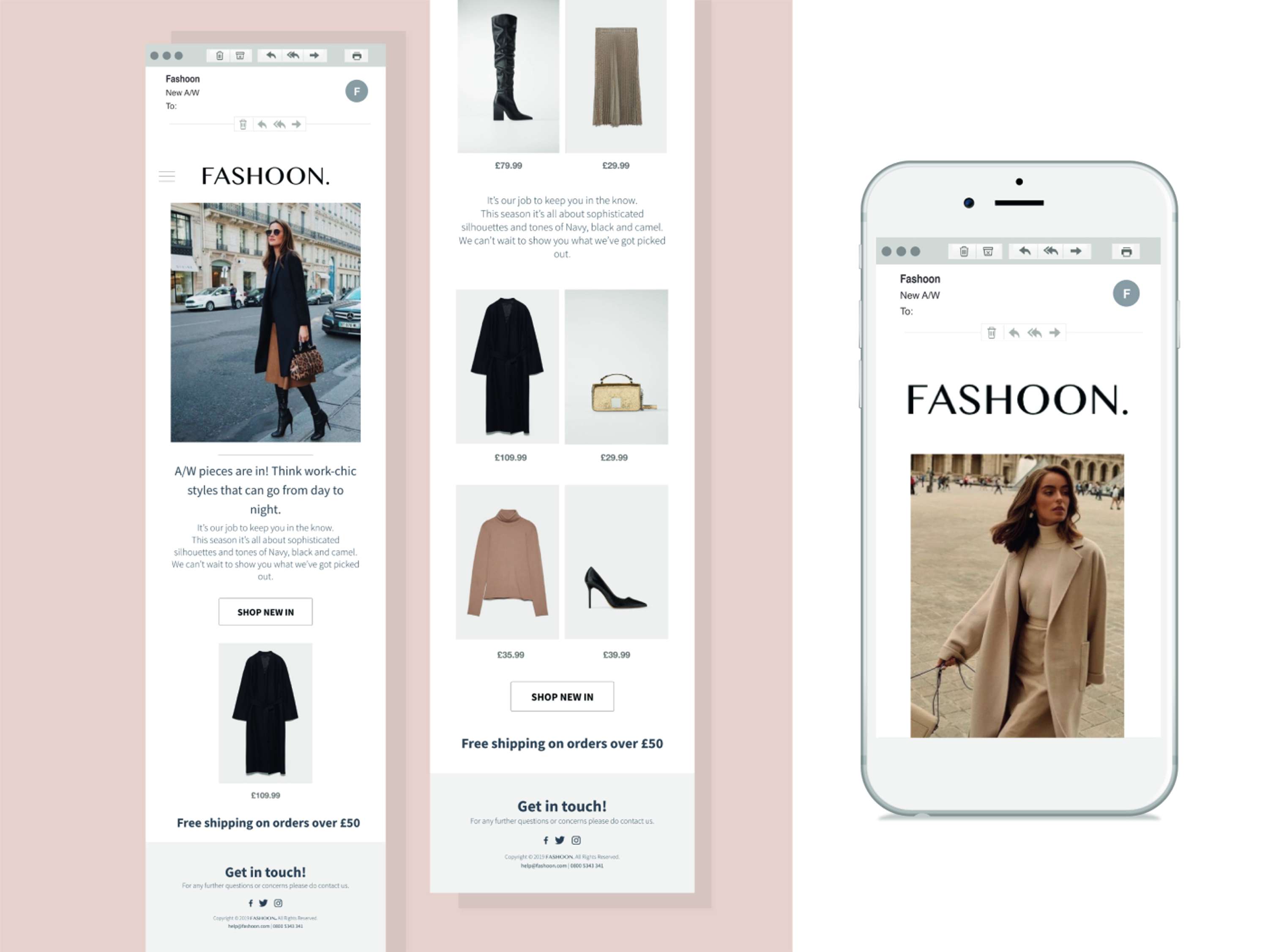 E-commerce Email Design by Radeyah Abbas Saud