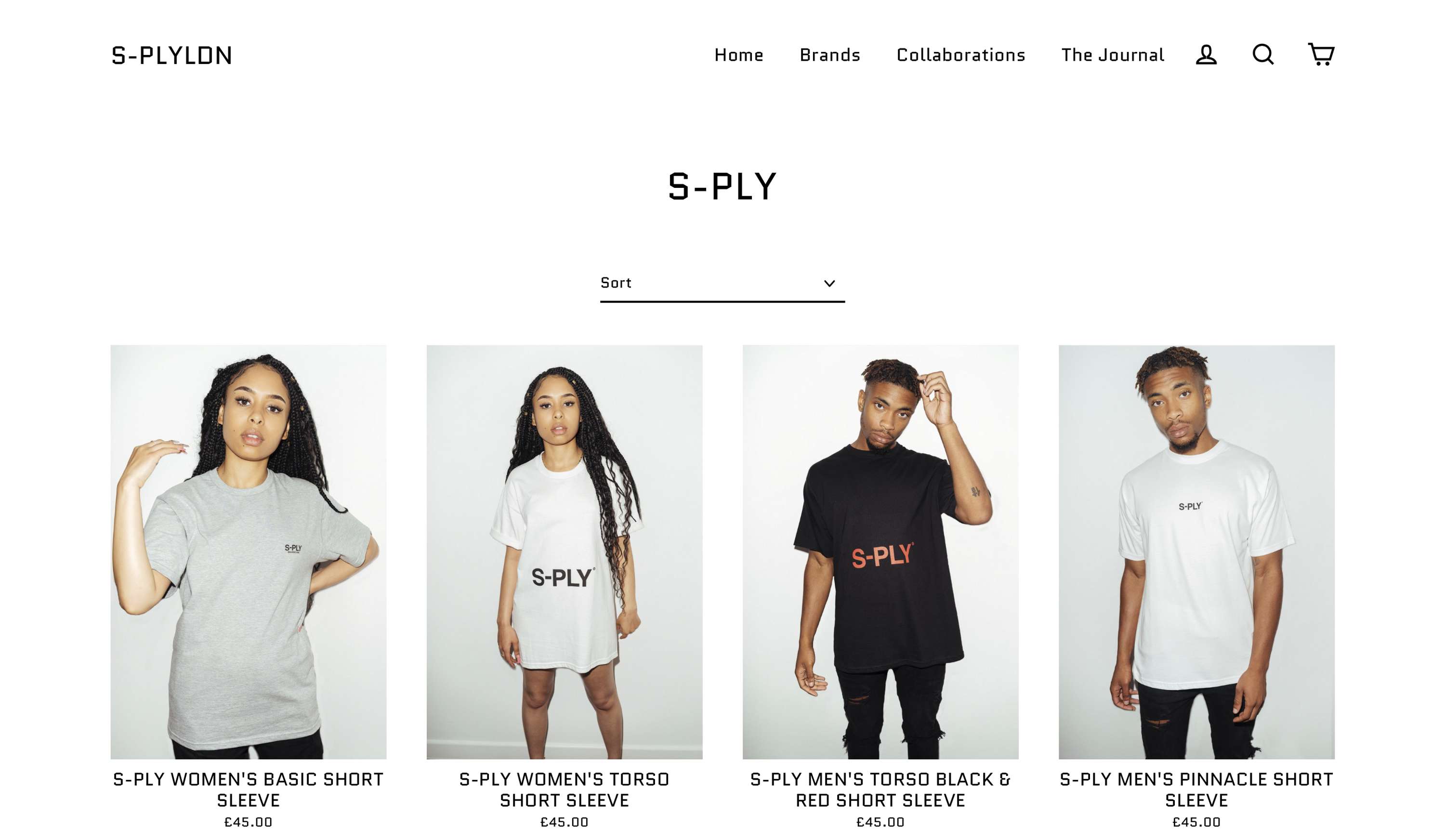 S-PLY Store Website by David Osafo