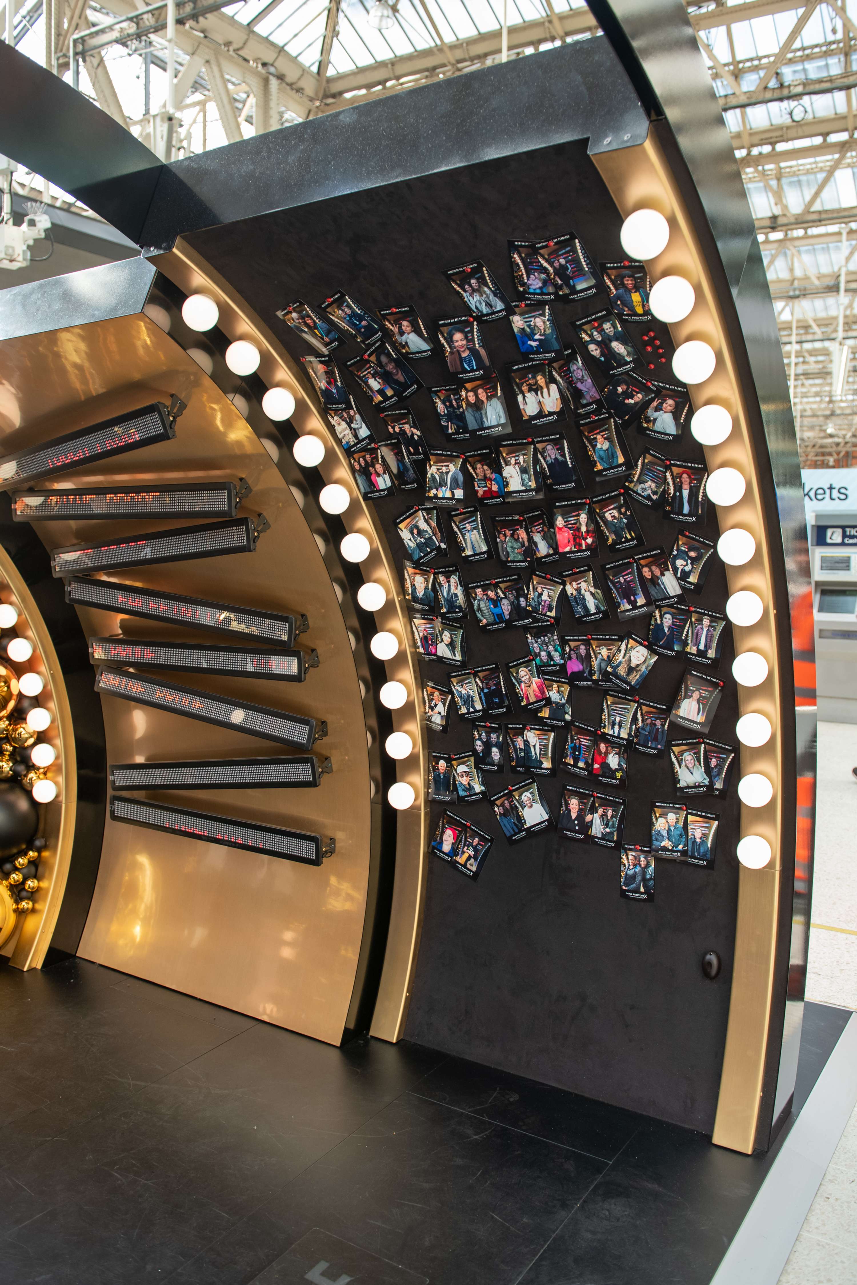 Max Factor Facefinity Foundation pop-up @ Waterloo Station 2019 by Sophie-Amber Roberts