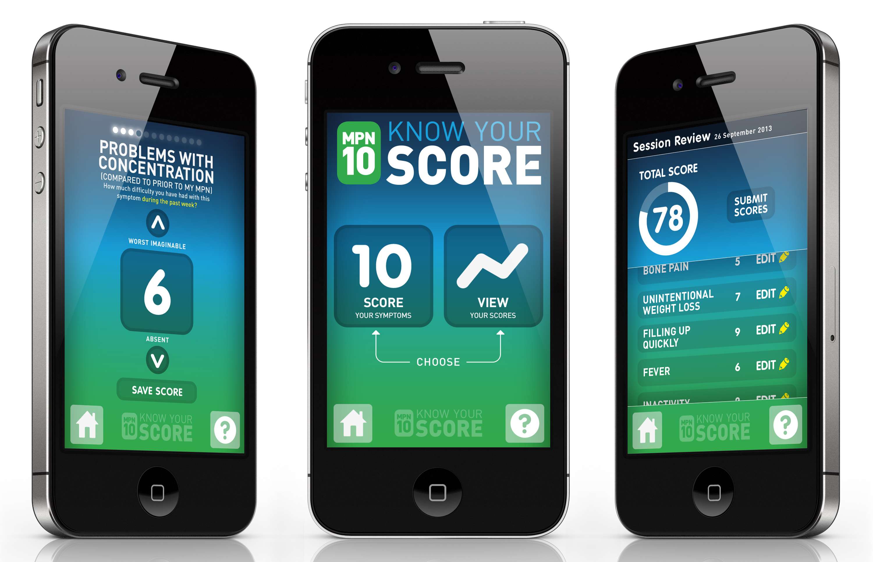 Know Your Score App design by Marco Crisari