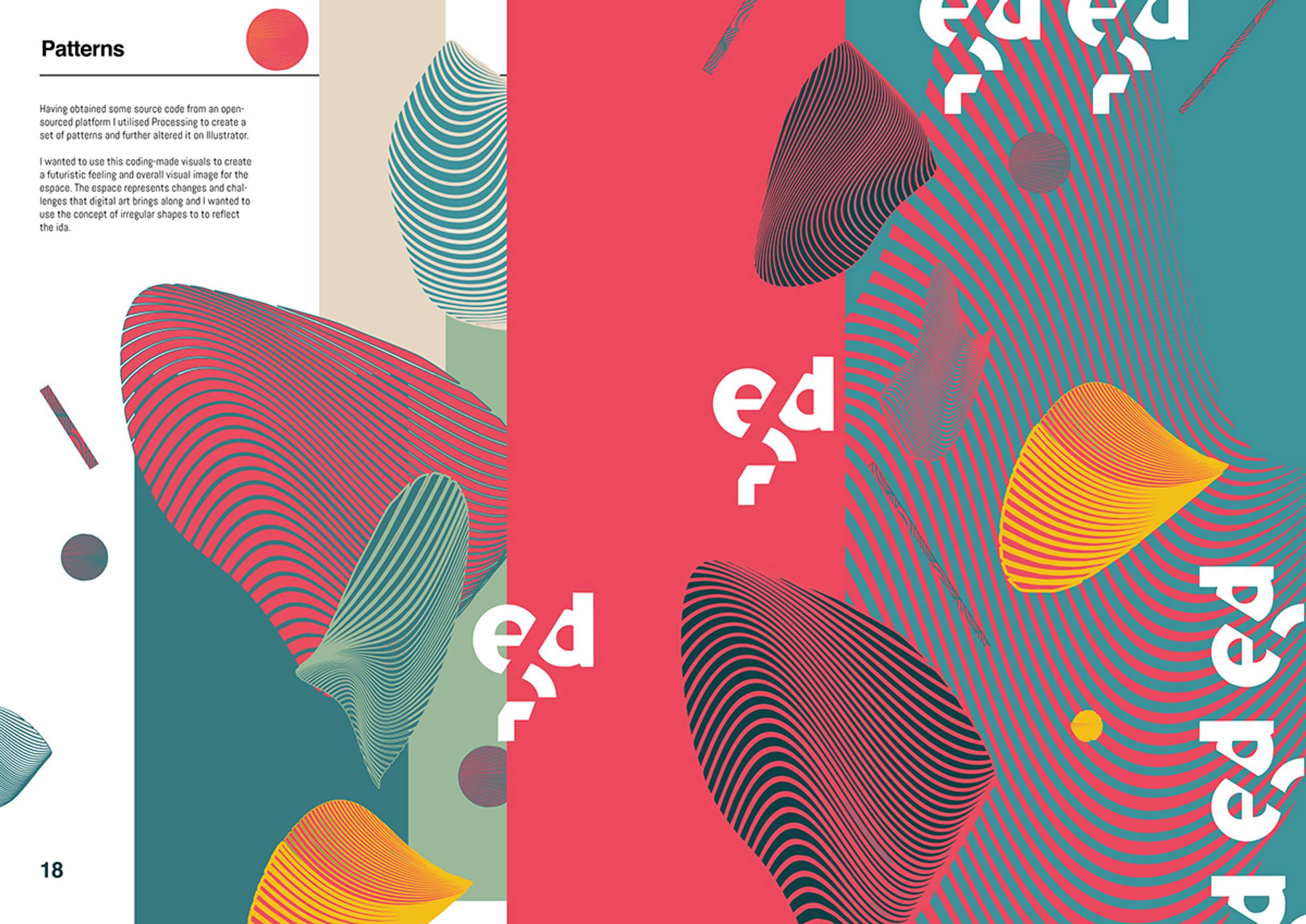 Espace Fondation  EDF- A visual identity by Emily Tse