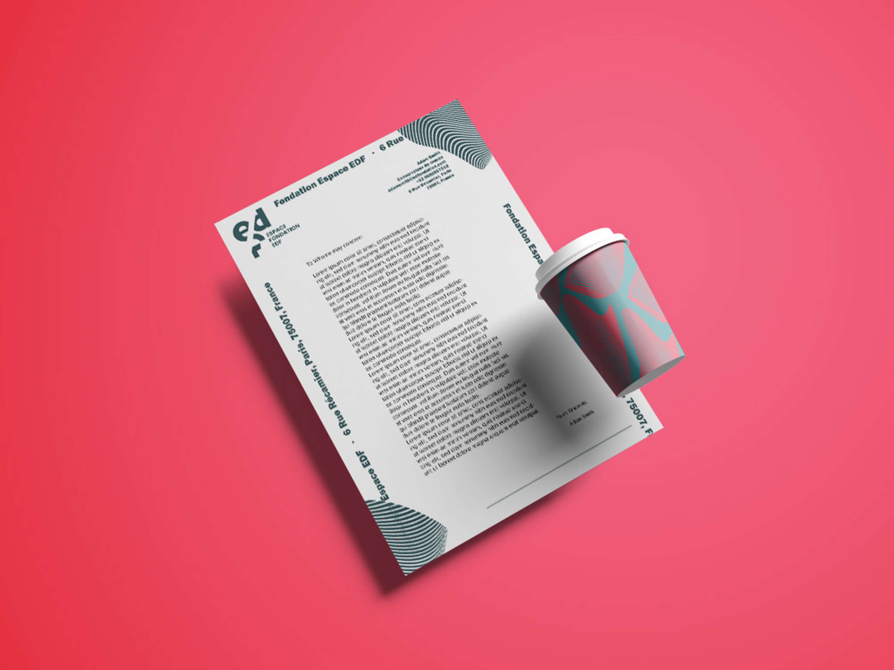Espace Fondation  EDF- A visual identity by Emily Tse