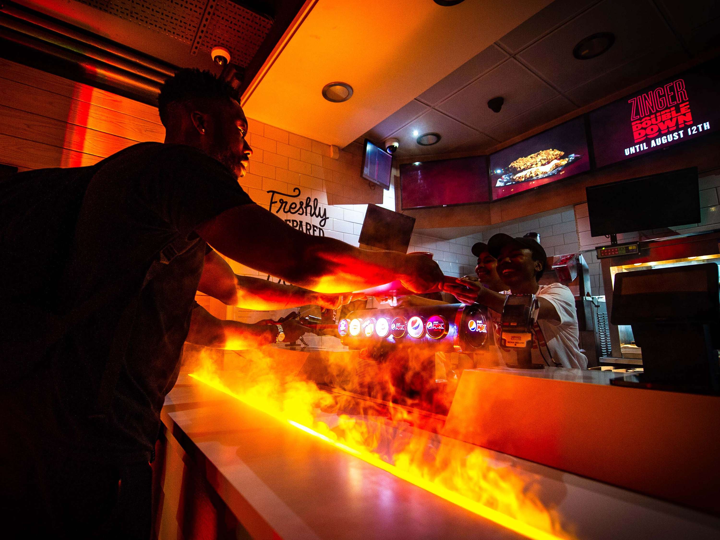 KFC Zinger Double Down by Proud Robinson + Partners