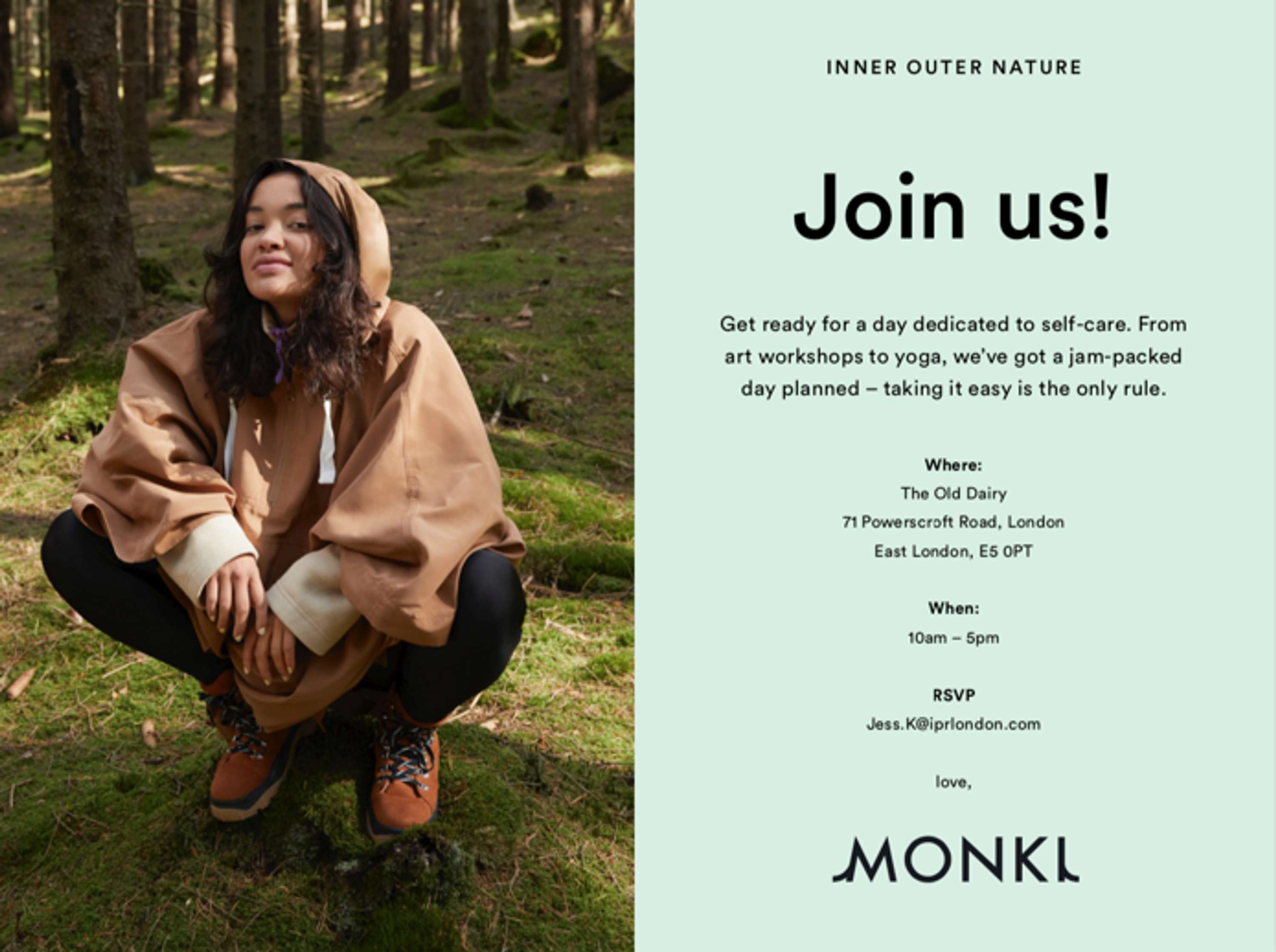 Monki’s Inner Outer Nature Day w/ thy.self by thy.self