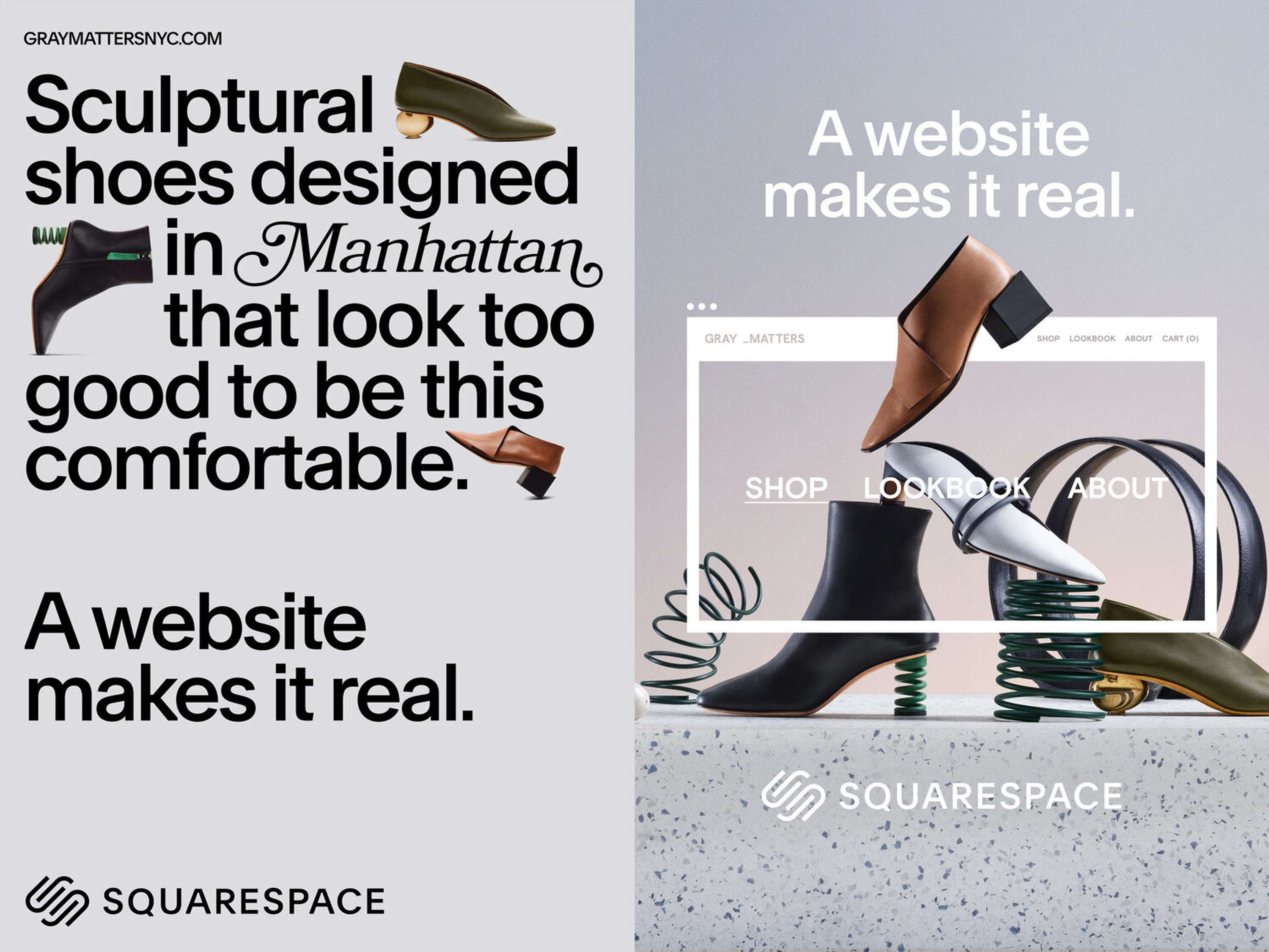 Squarespace - Make it Real Global OOH by Clare Anderson