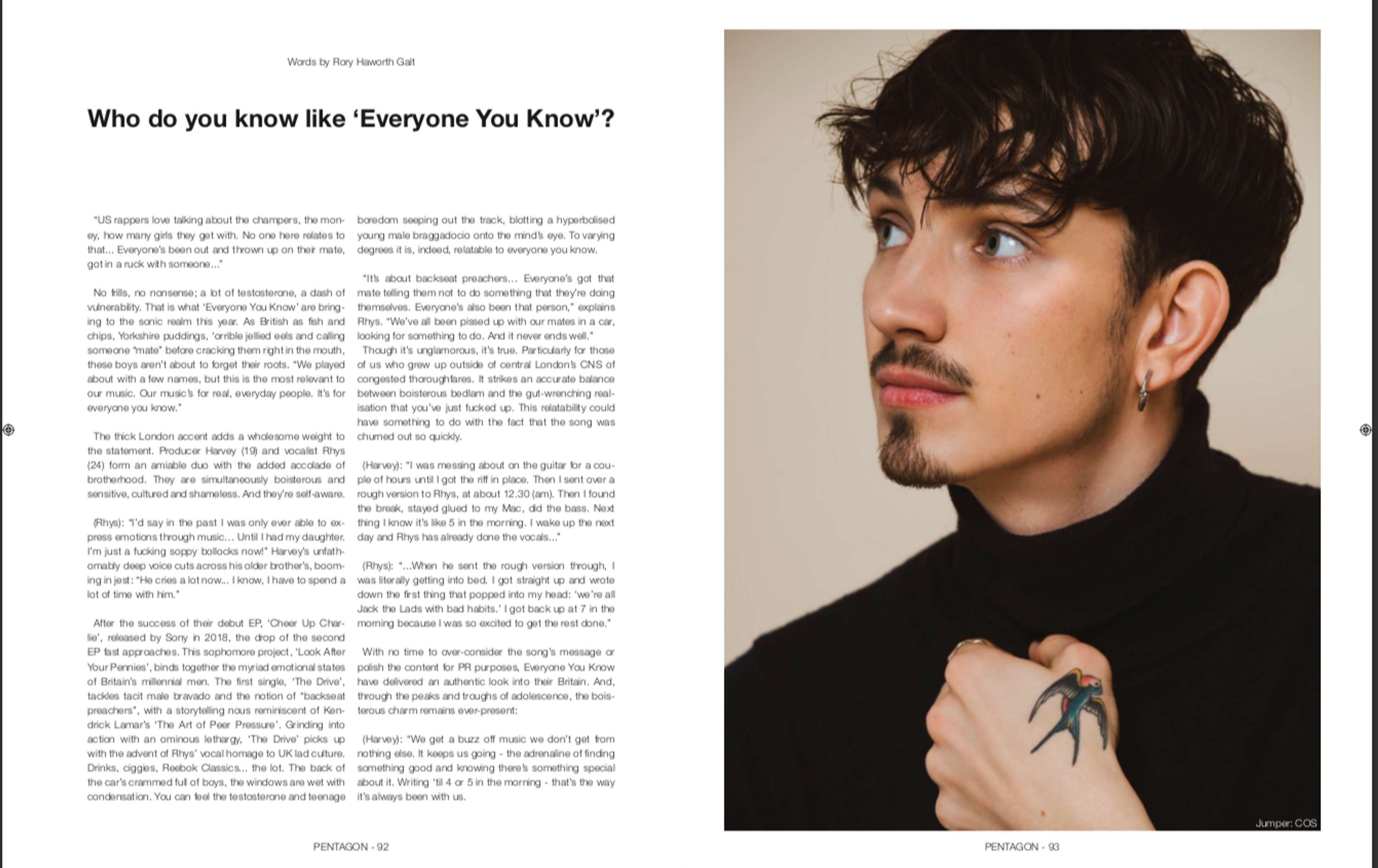 Everyone You Know Interview by Rory Haworth Galt