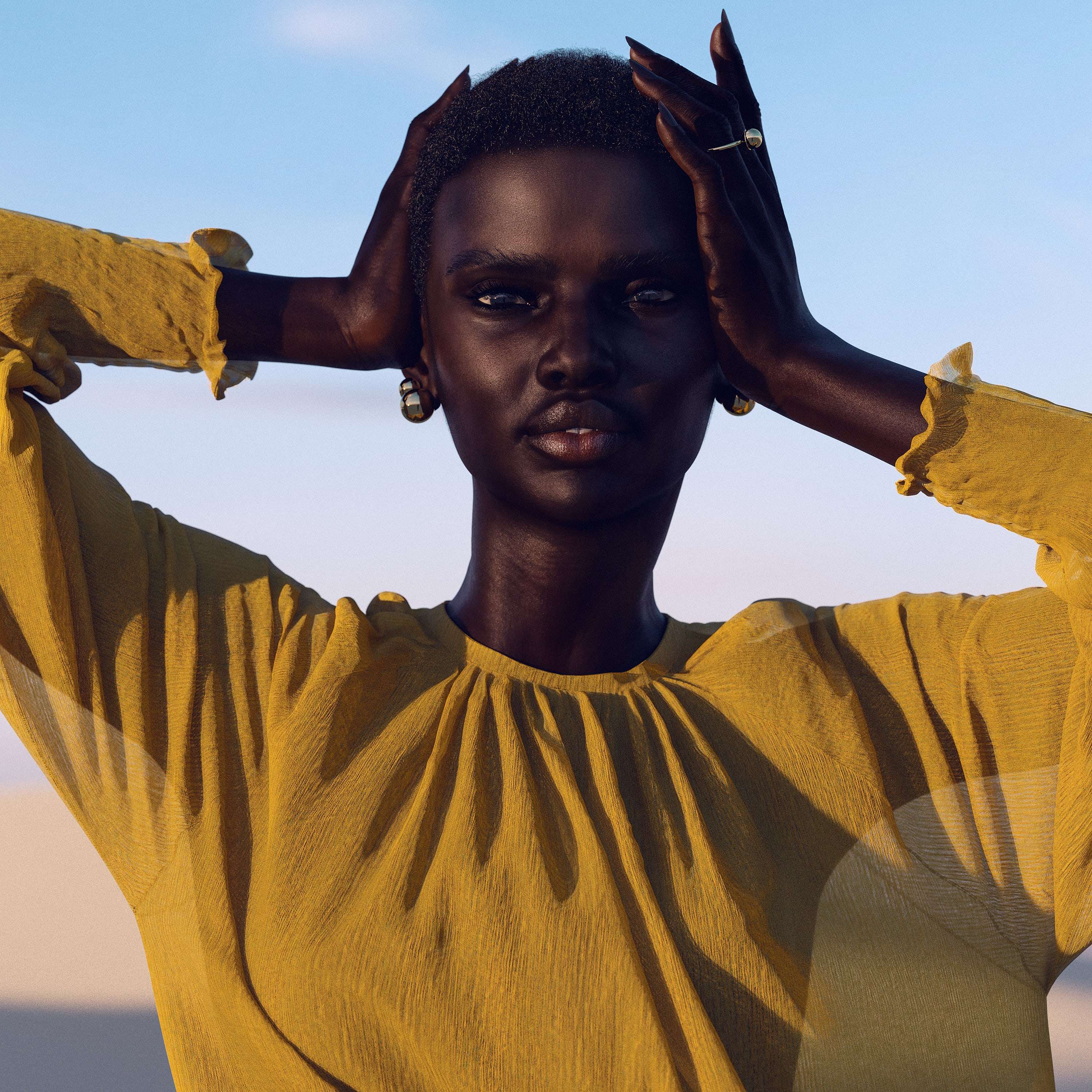 Shudu’s first ever editorial for WWD. by The Diigitals