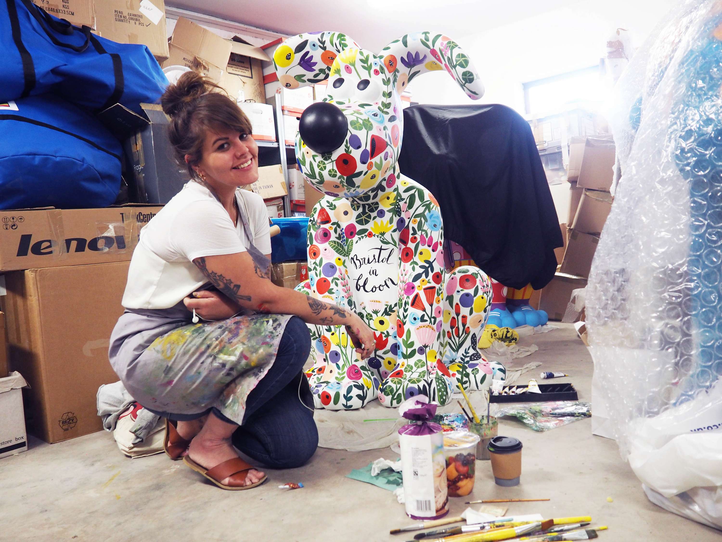 Gromit unleashed Artist - Bristol in Bloom by Ella Masters