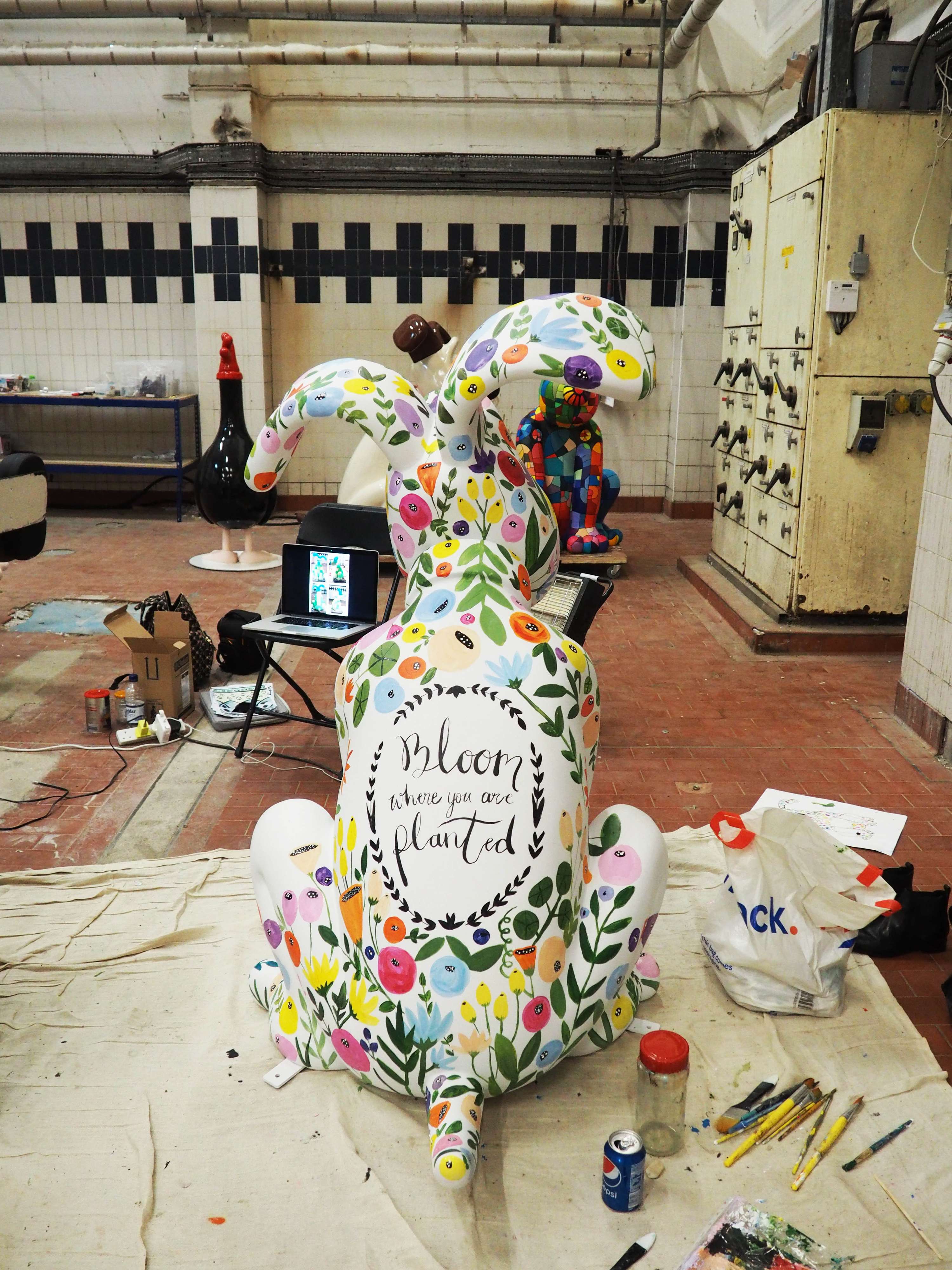 Gromit unleashed Artist - Bristol in Bloom by Ella Masters