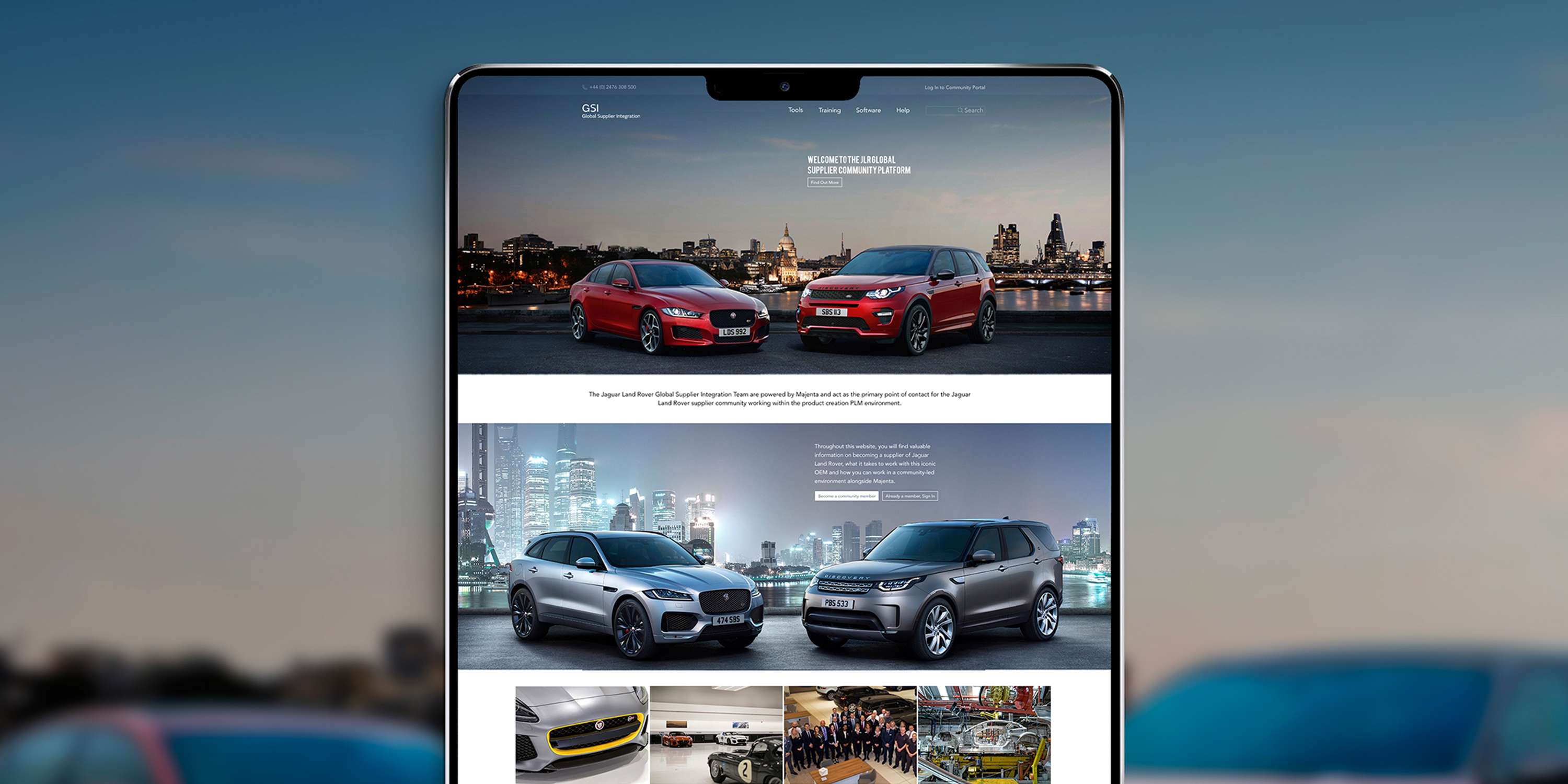 UI/UX Design for Jaguar & Landrover by We Are Covert