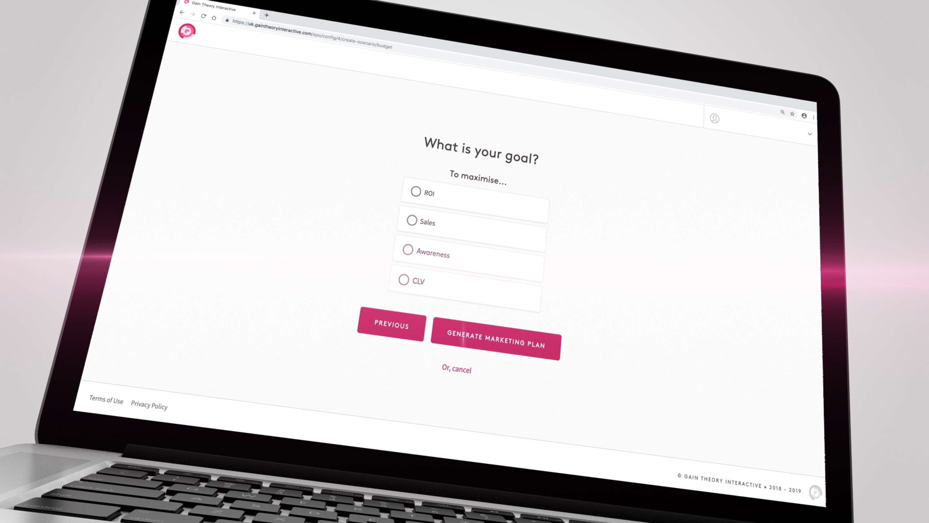Gain Theory interactive by Adam Dahrouge