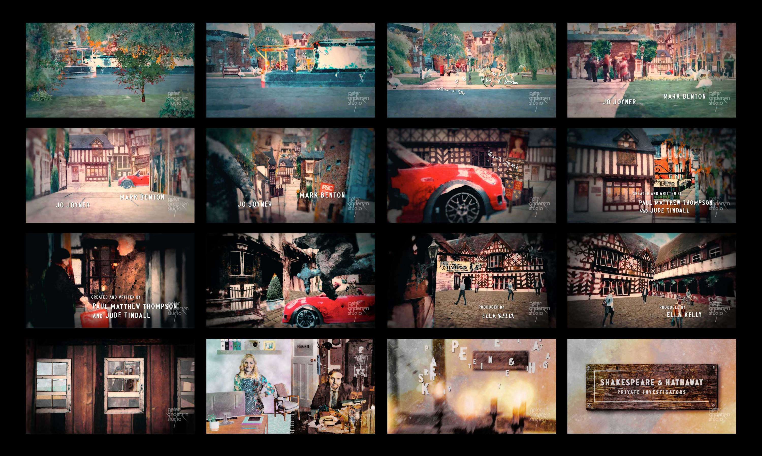 Shakespeare & Hathaway Title Sequence by Linda Scerpella