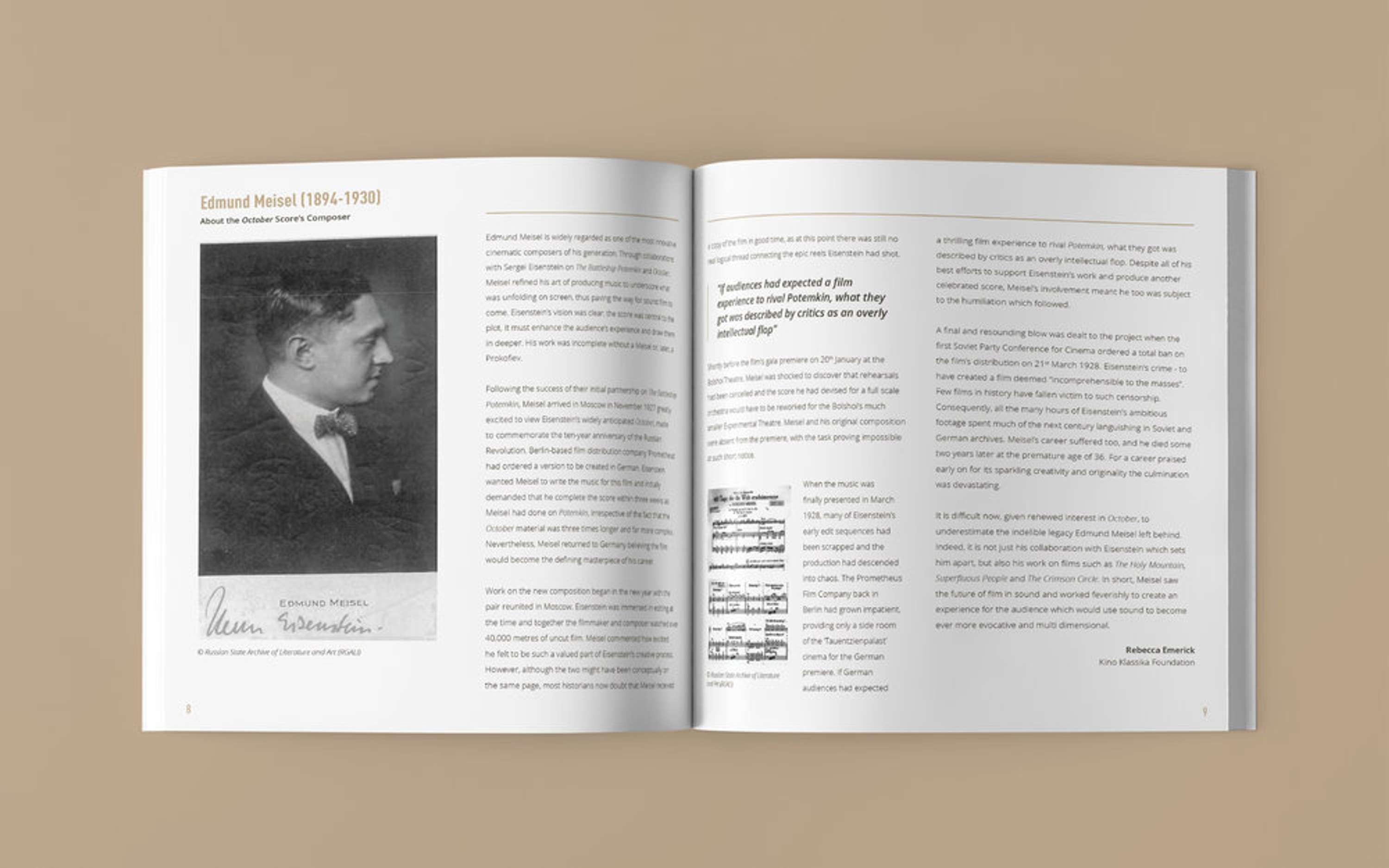 Identity for Gala Screening of «October: Ten Days That Shook The World» by Alex Poryadina