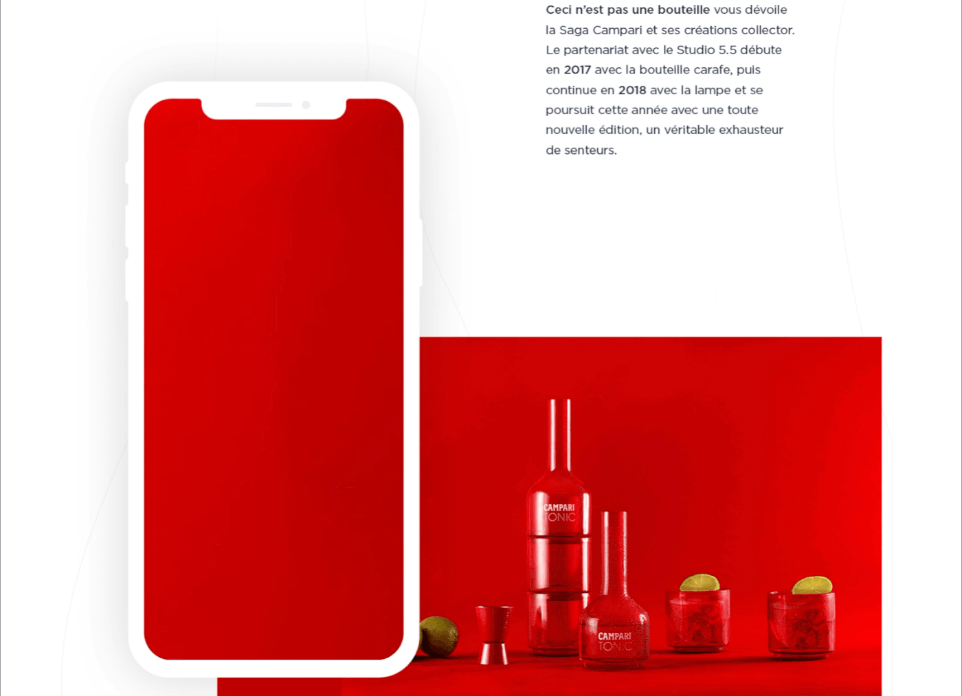 Campari, Instant Xperience Ceci n'est pas une bouteille by Karine Boston