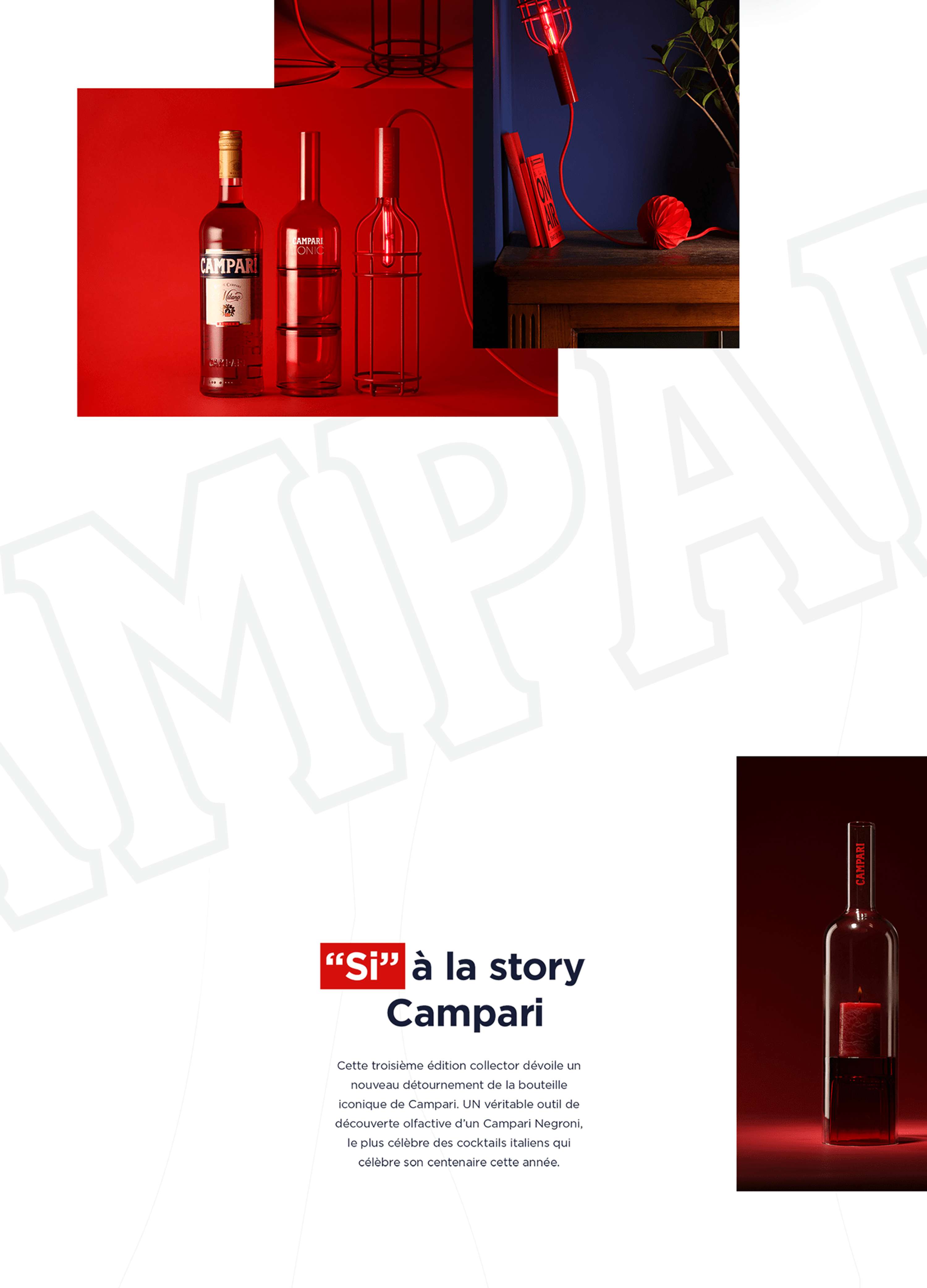 Campari, Instant Xperience Ceci n'est pas une bouteille by Karine Boston