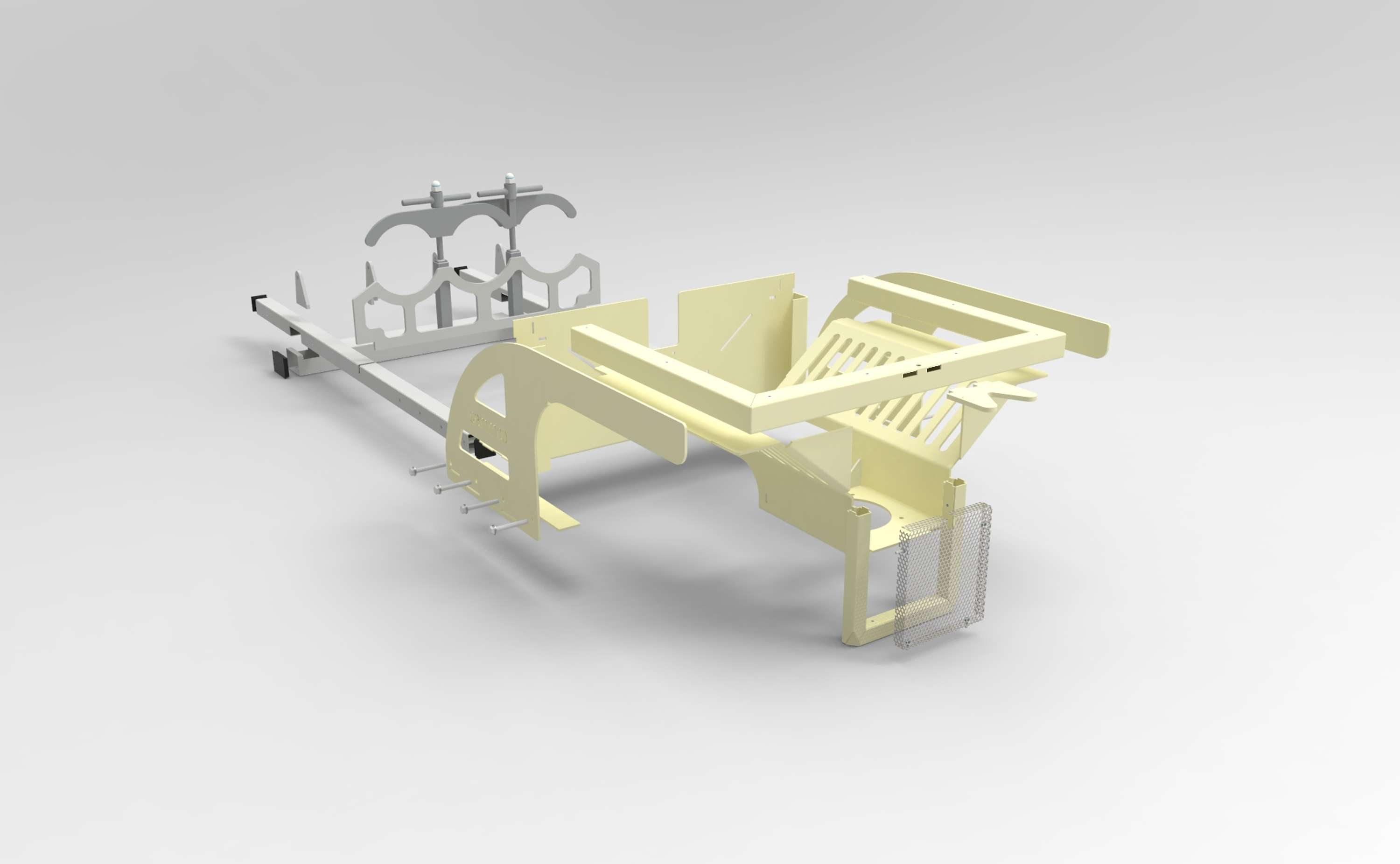 OXYGEN / NITROGEN TROLLEYS by Ludovic BETREMIEUX