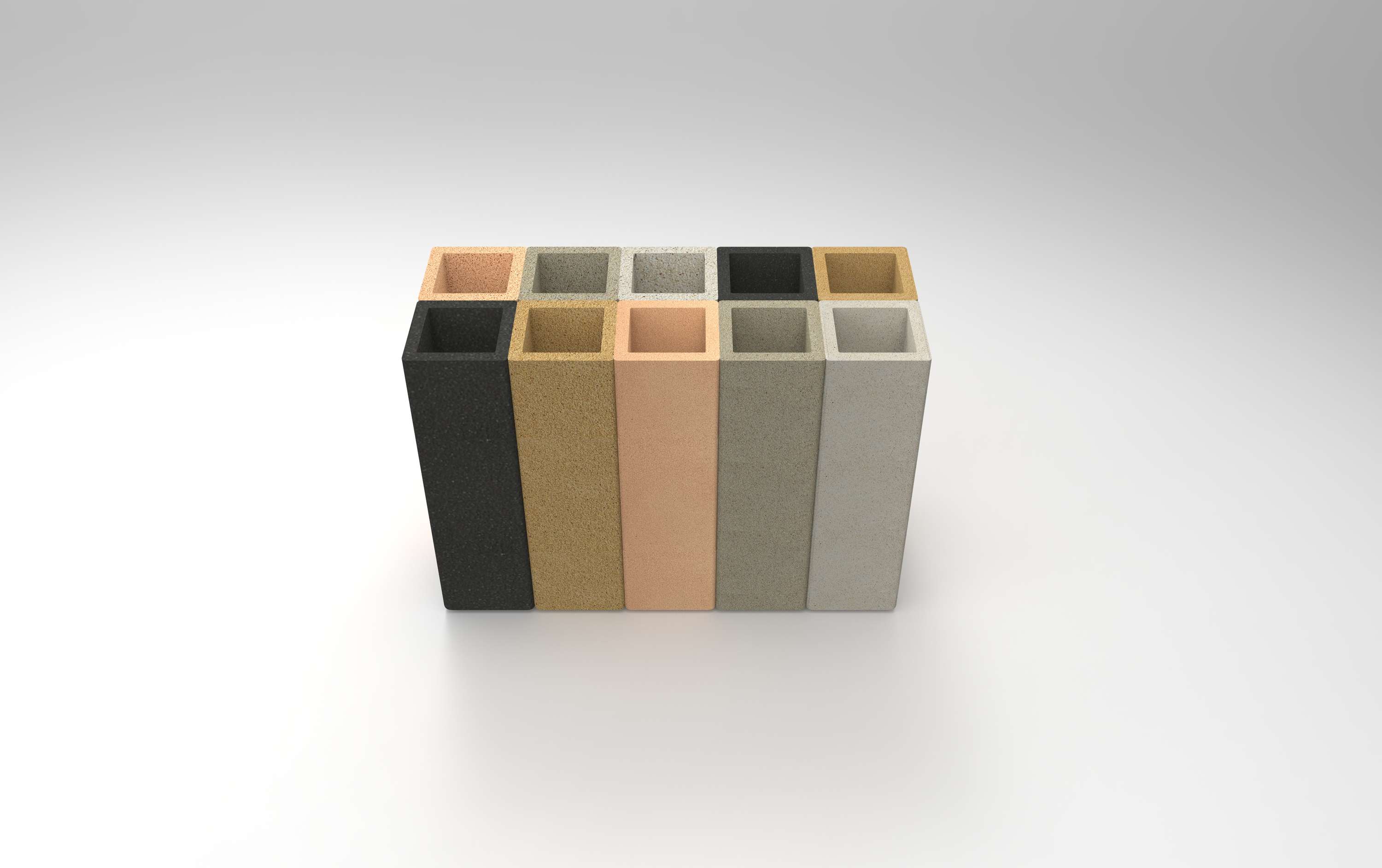 JESMONITE CASTING POTS by Ludovic BETREMIEUX