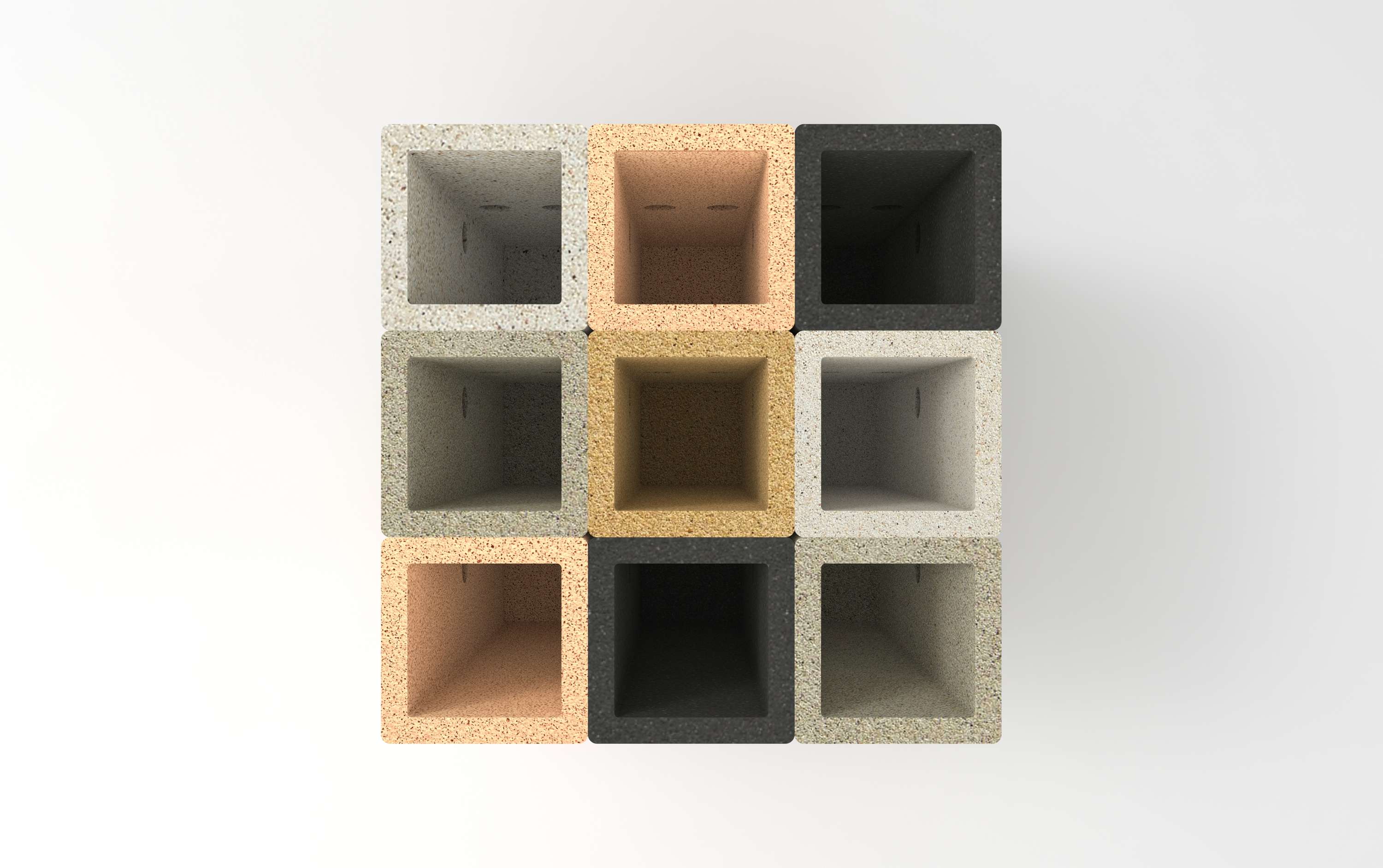 JESMONITE CASTING POTS by Ludovic BETREMIEUX
