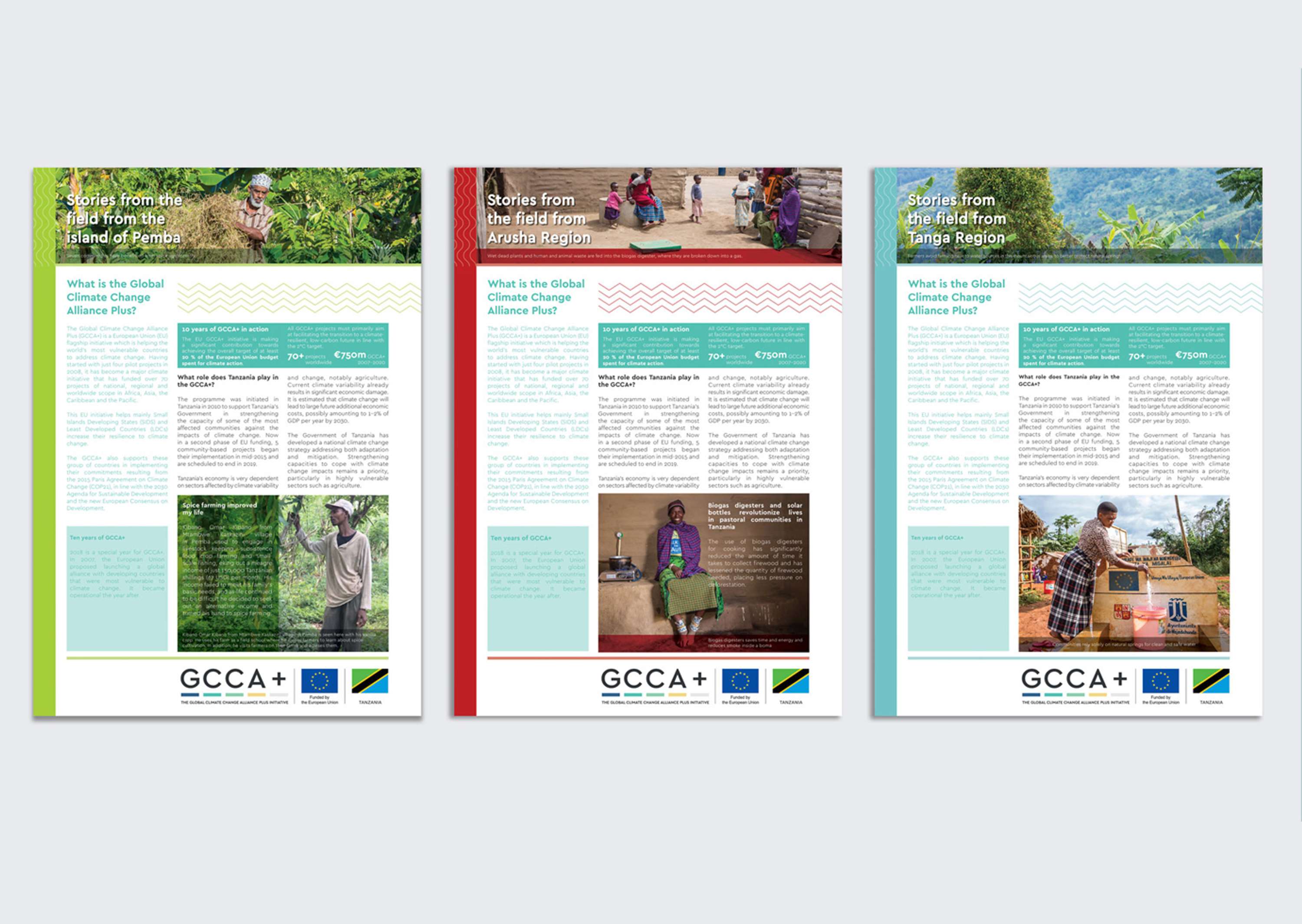 GCCA Reports, Fact Sheets, Brochures & Event materials by Annelie Fouquet