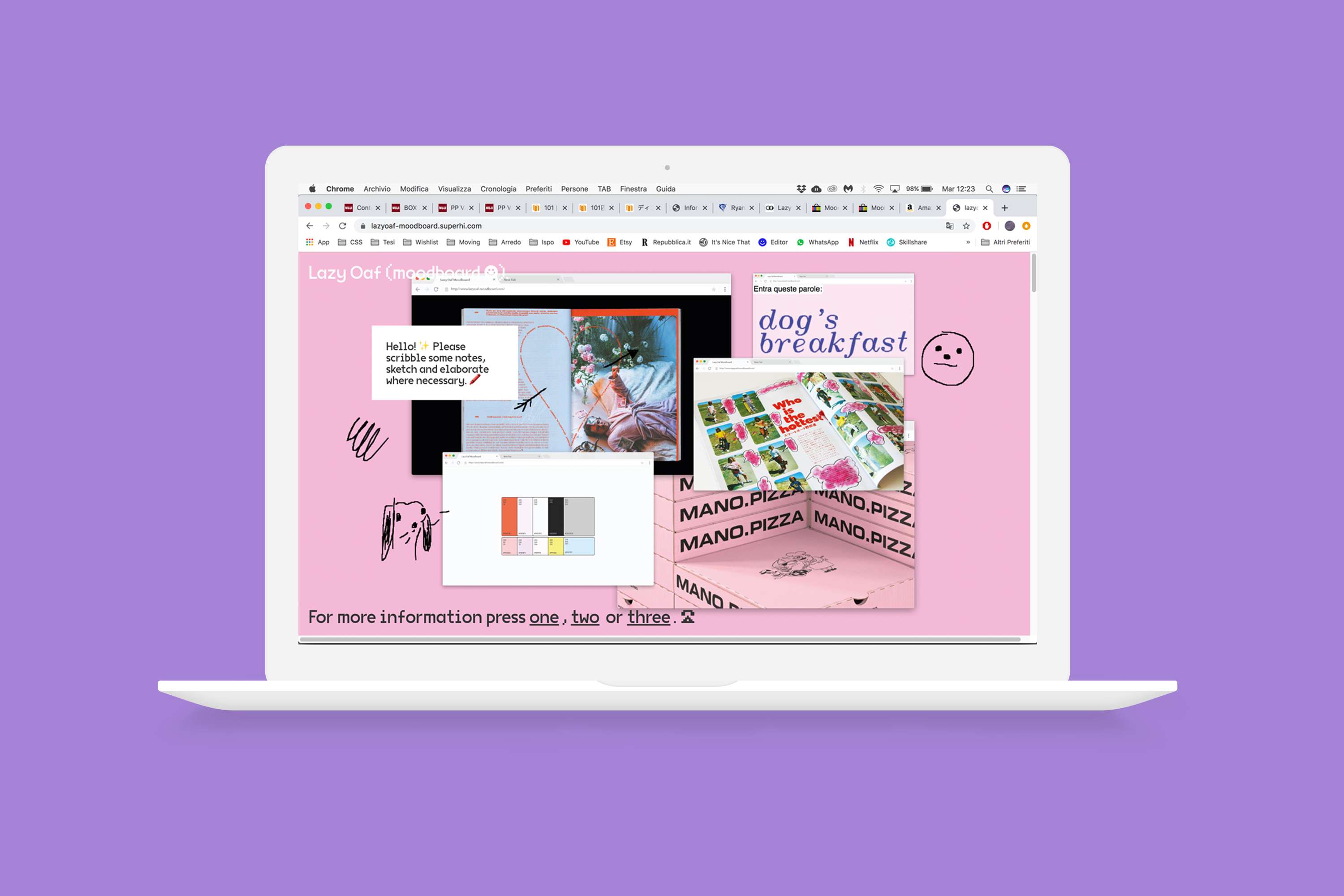 Lazy Oaf Moodboard by Chiara Polverini