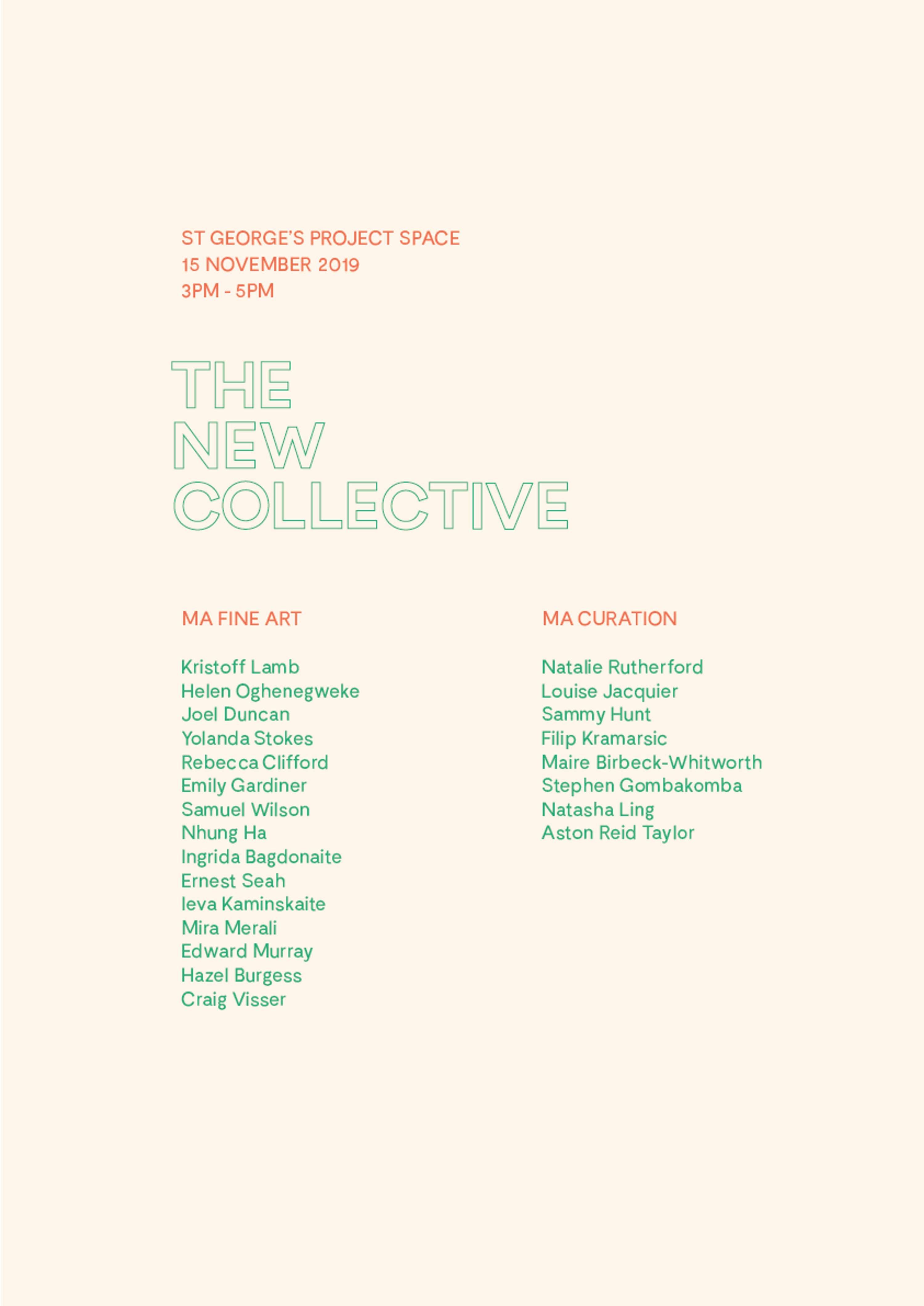 The New Collective by Stephen Tadiwanashe Gombakomba