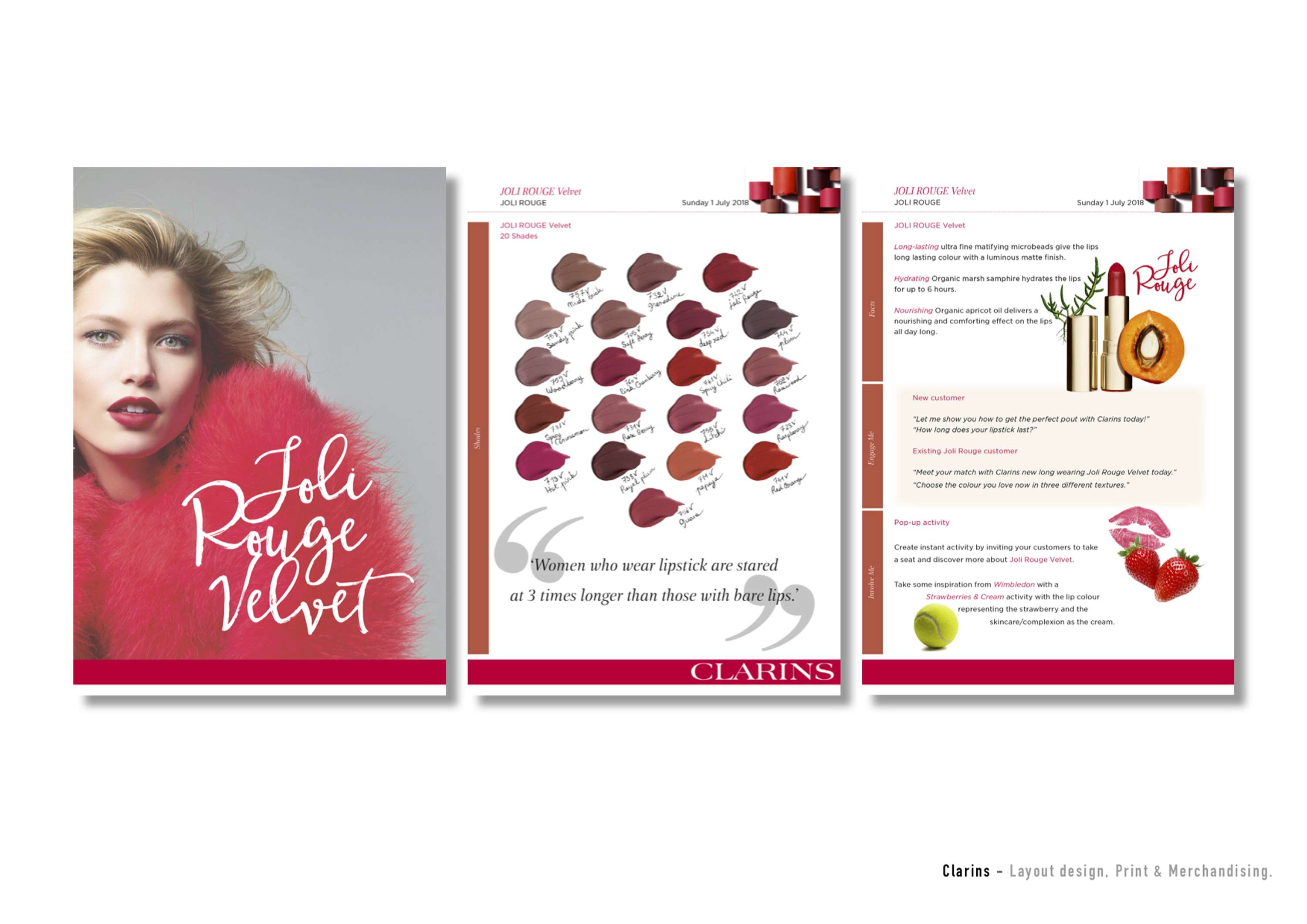 Mugler & Clarins - Visual identity by Anna Ferrier