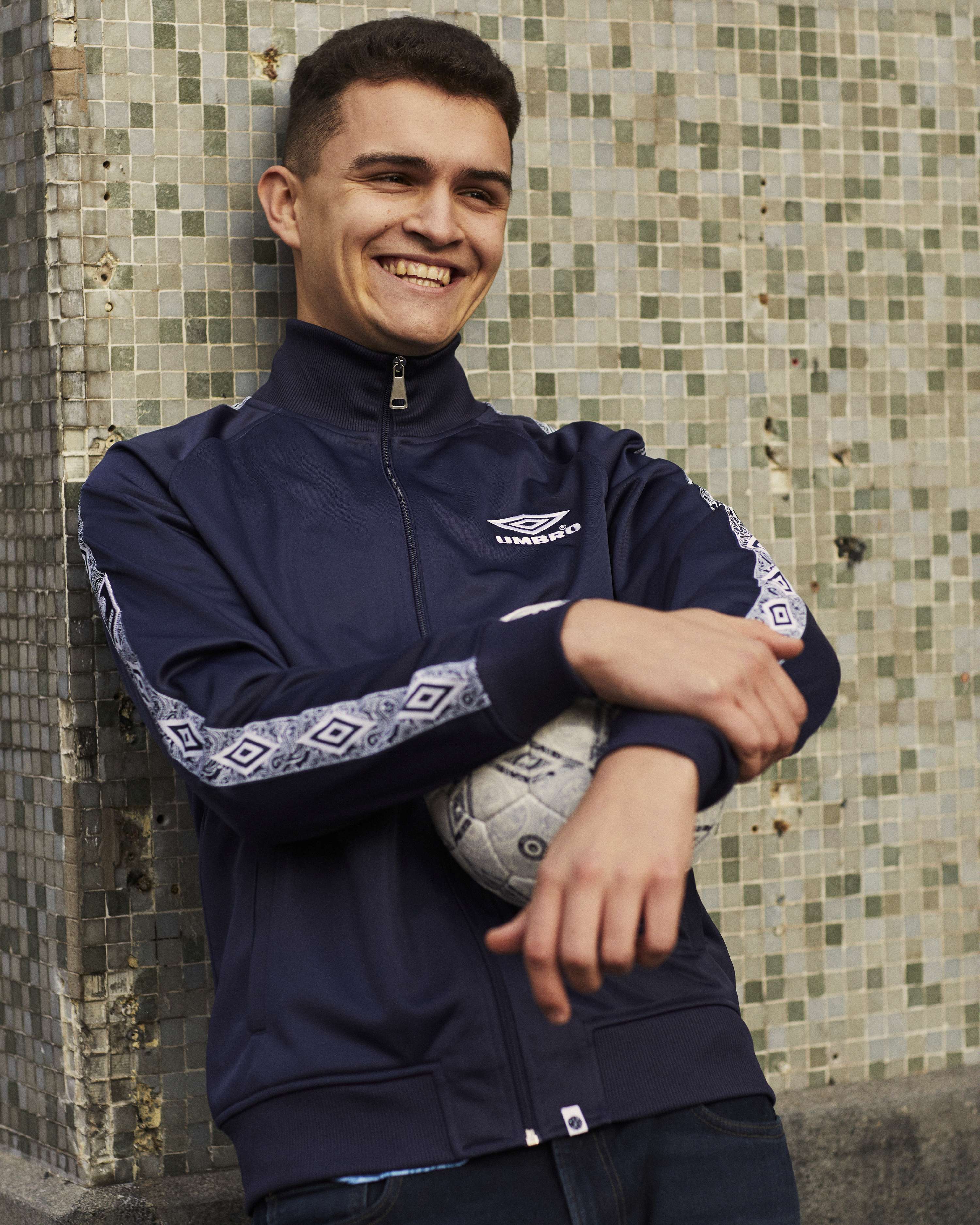 Pretty green best sale umbro track top