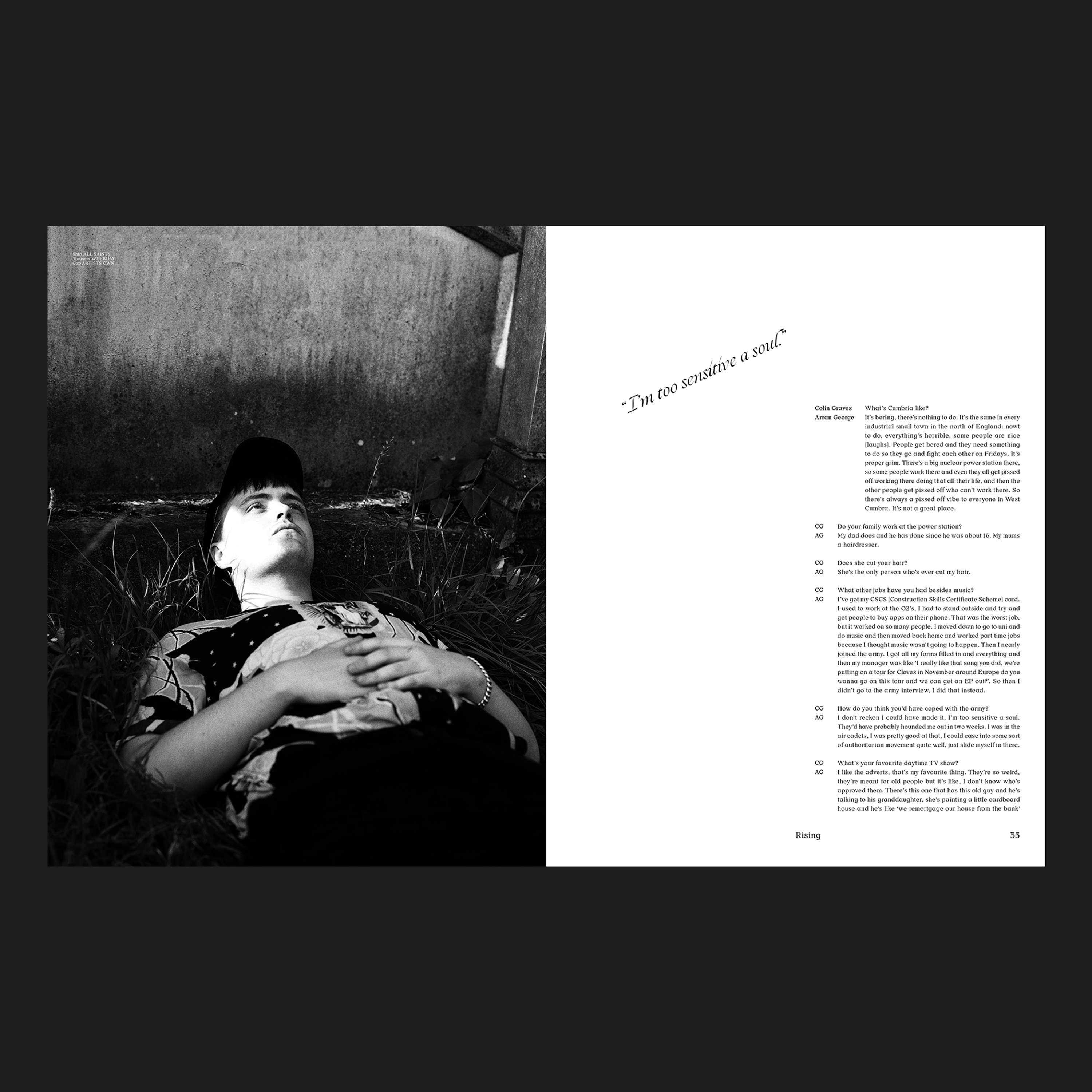 Aaran George X Notion 85th Issue by Frederick Stisted