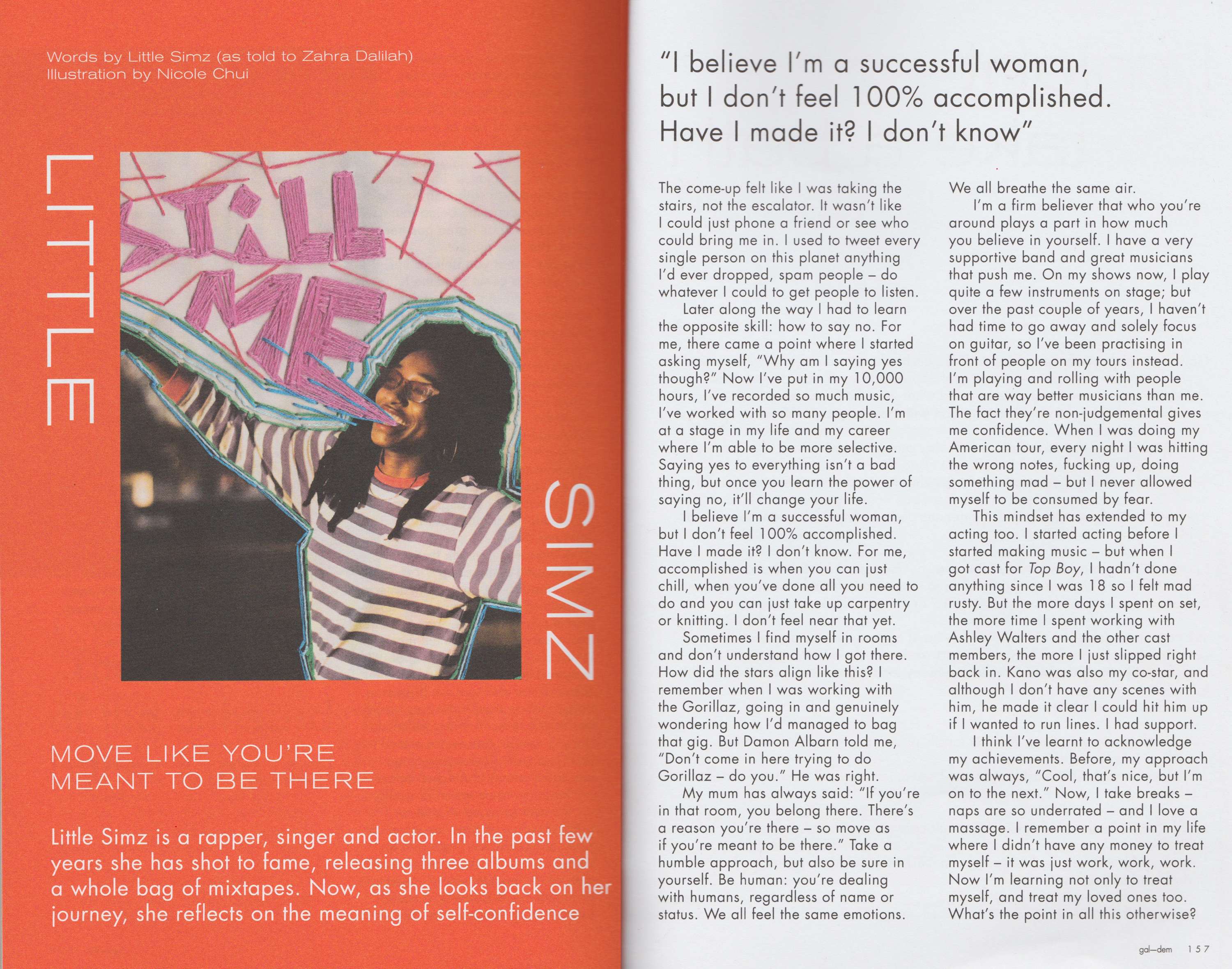 LITTLE SIMZ - GALDEM PRINT ISSUE 4 by Nicole Chui