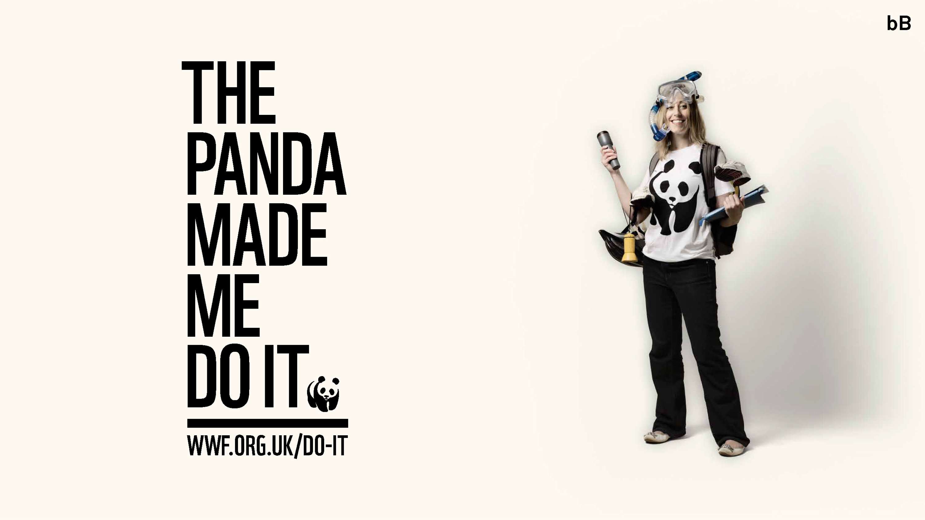 WWF. The Panda made me do it. by Barry Tranter