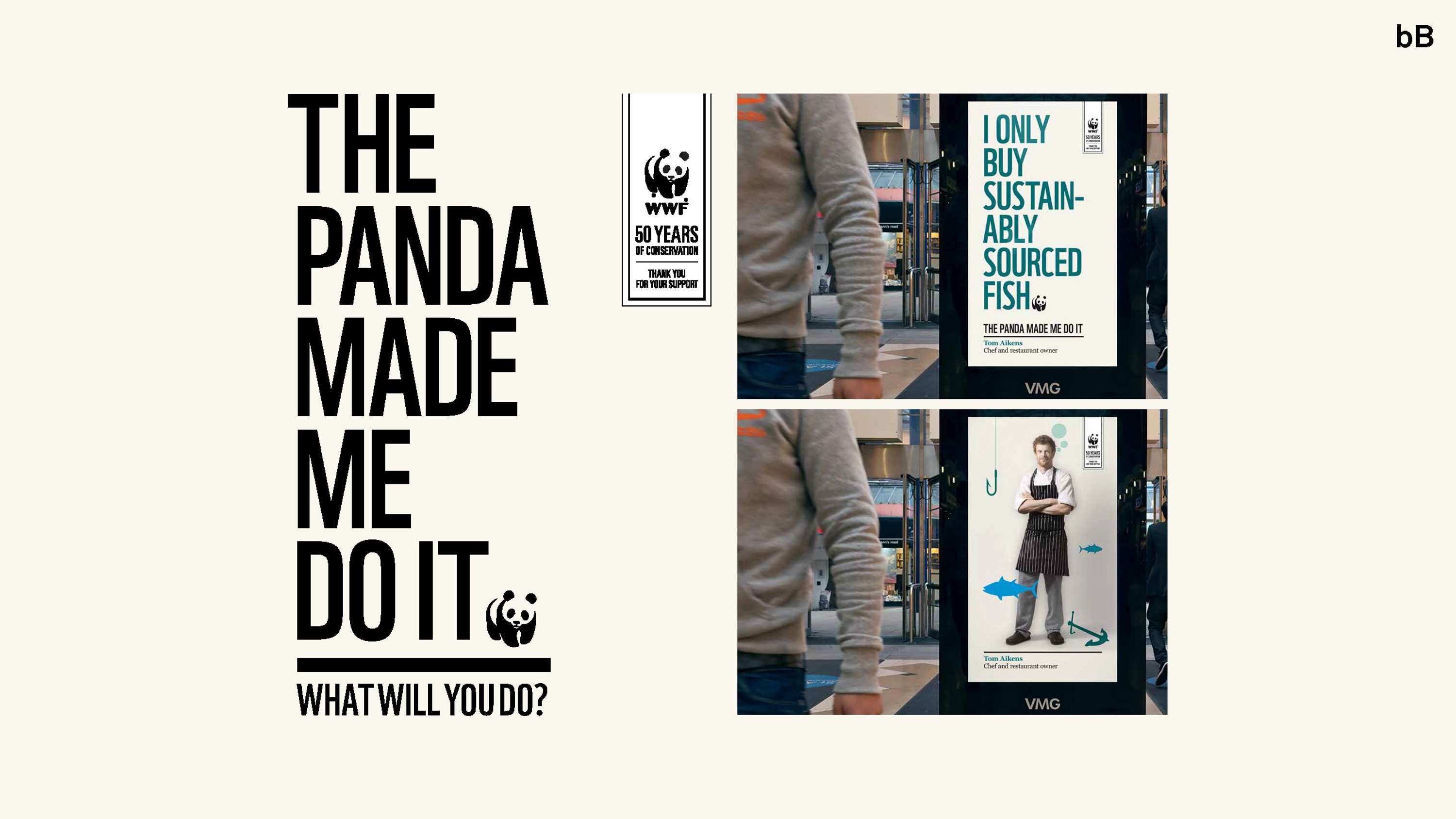 WWF. The Panda made me do it. by Barry Tranter
