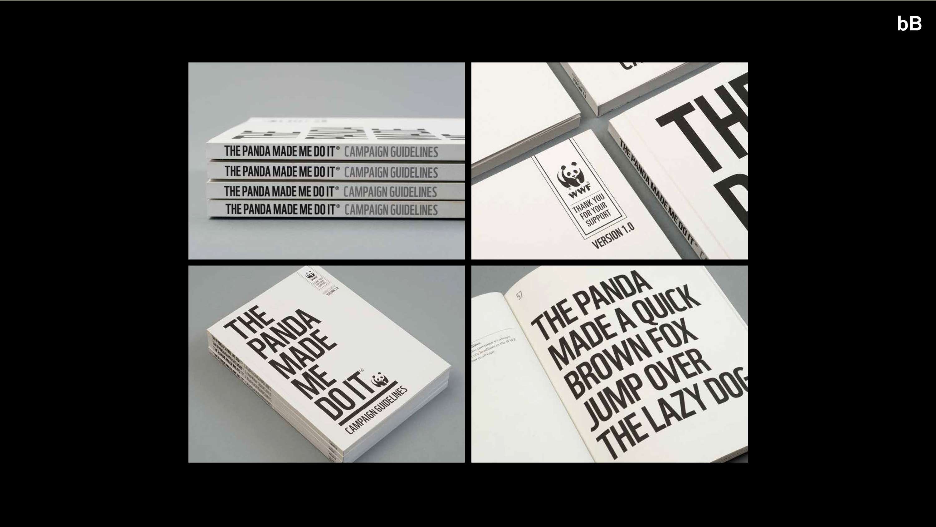 WWF. The Panda made me do it. by Barry Tranter