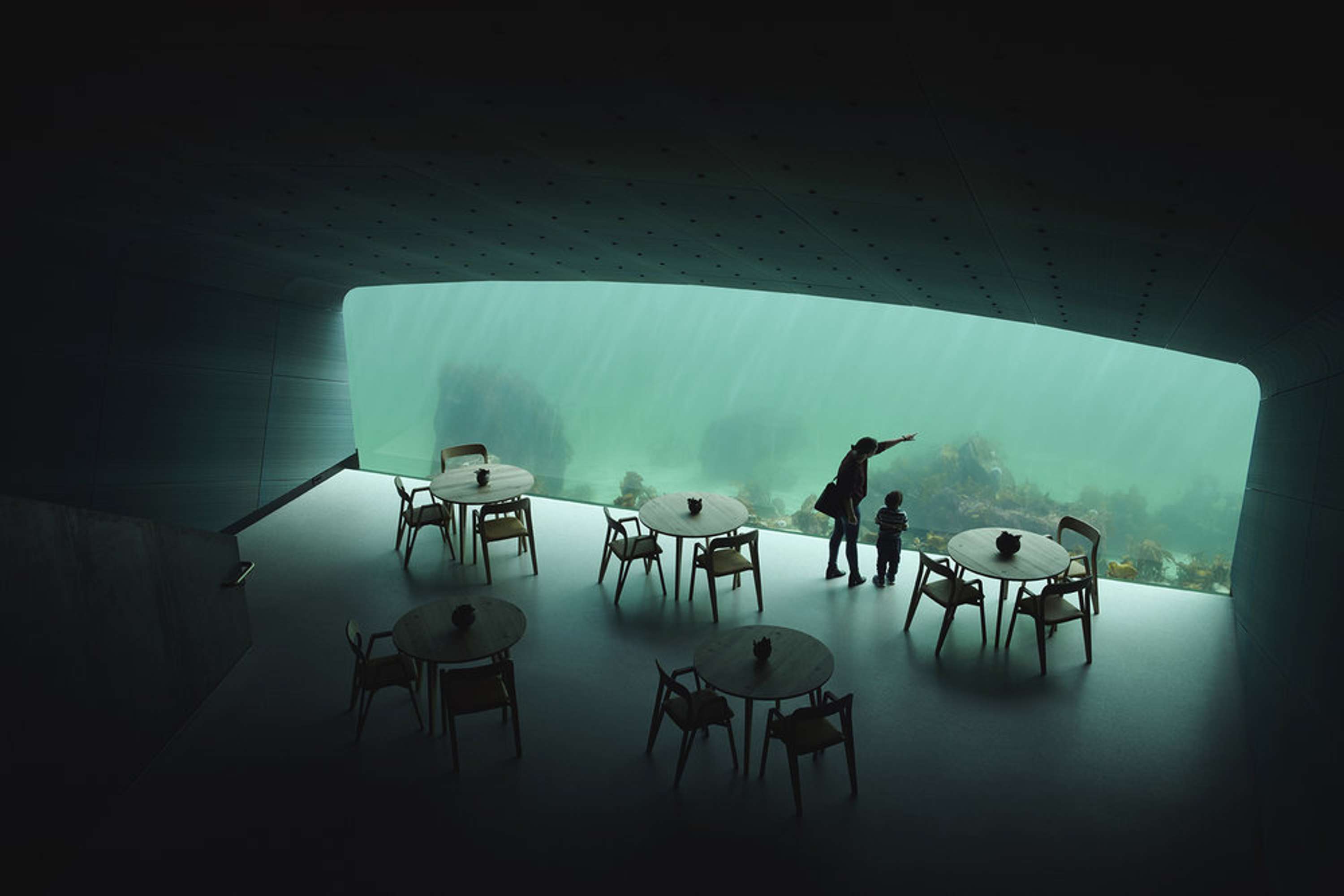 UNDER Restaurant by Kristoffer Skjæringrud