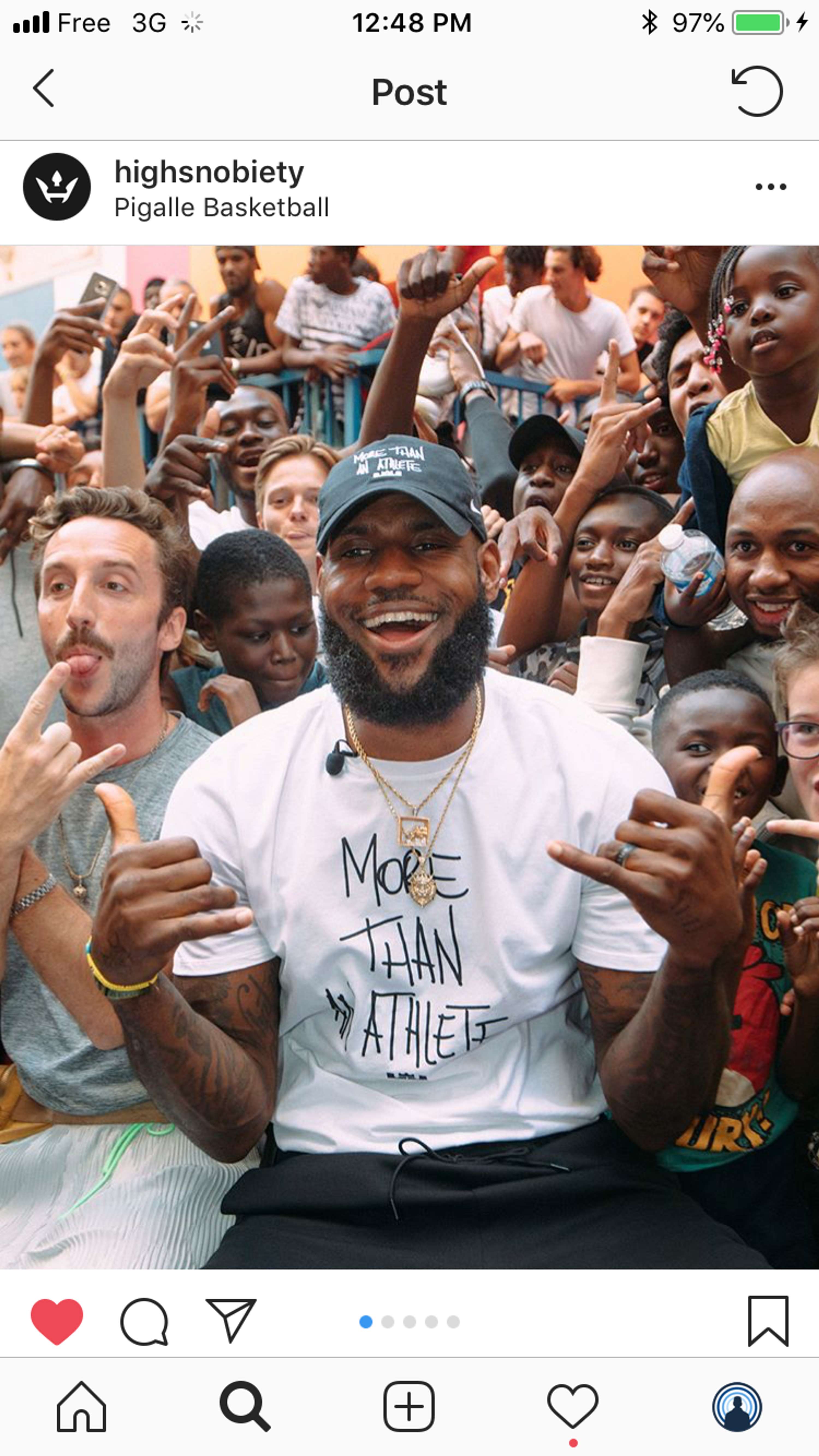 Lebron james more than an best sale athlete hat