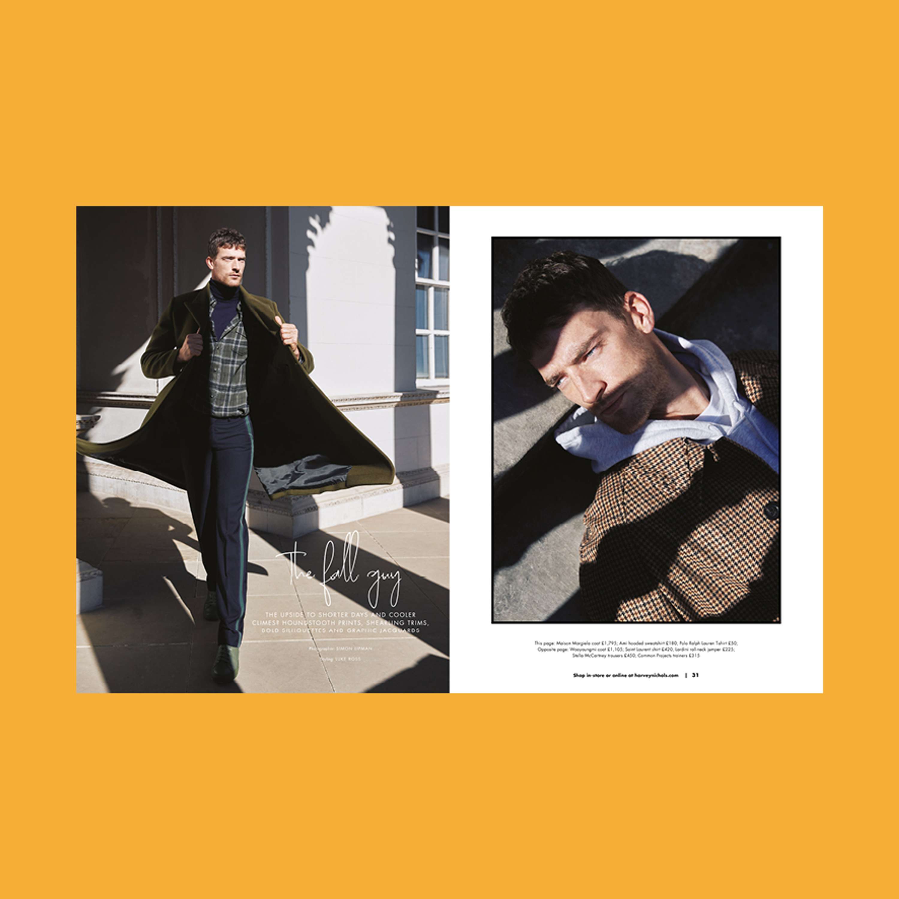 Harvey Nichols Magazine Re-Design - December Issue by Michelle Buckley