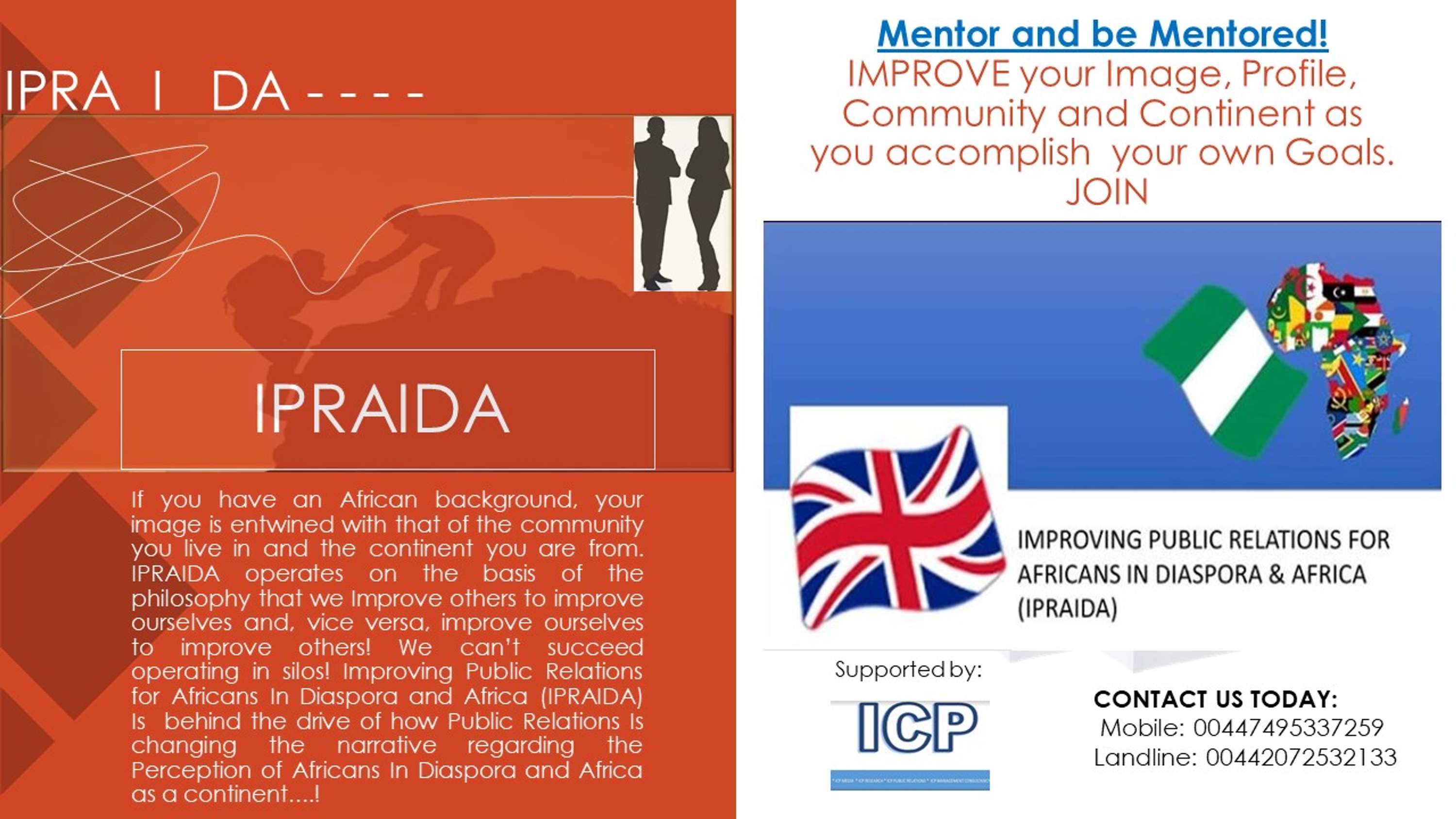 Improving Public Relations for Africans In Diaspora and Africans (IPRAIDA) by Bode Ayodele